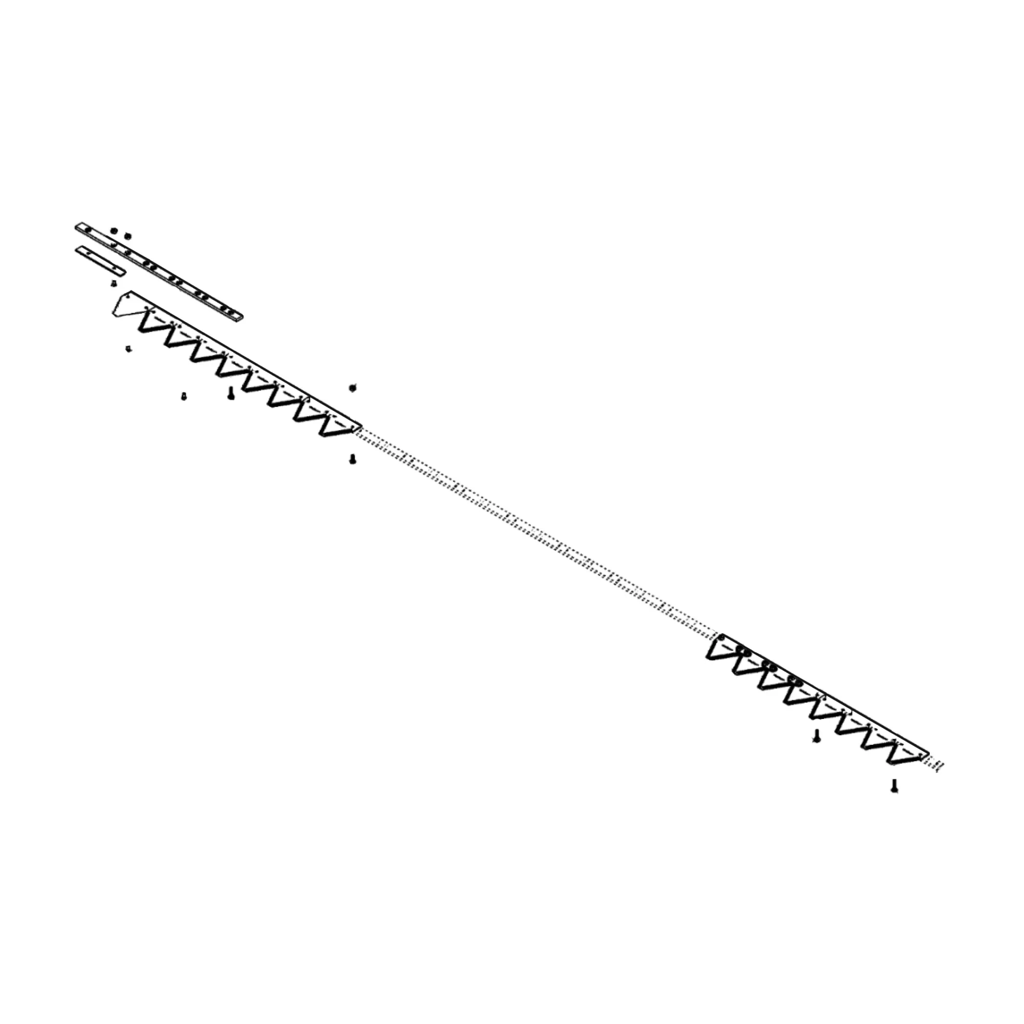 Cutterbar, Assy- Sickle LH C/ W She