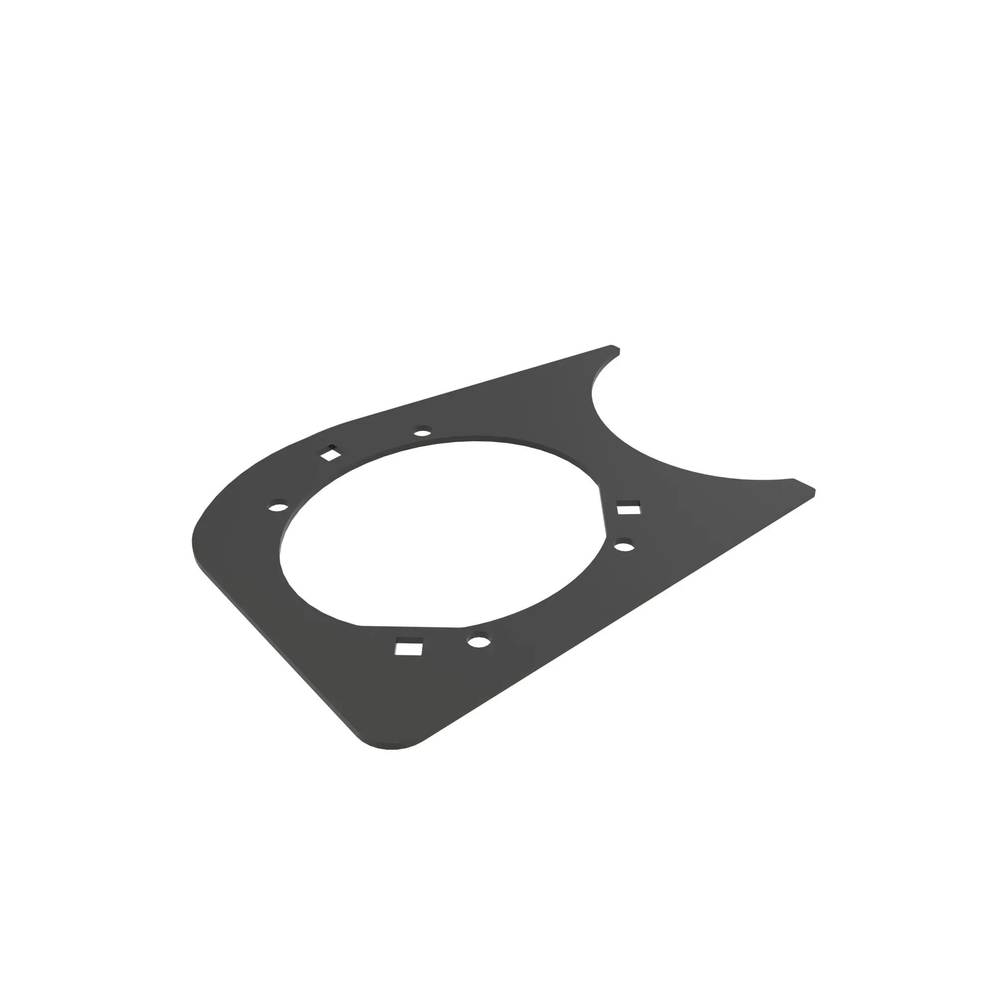 John Deere Homologation Headlight Front Plate - M163051