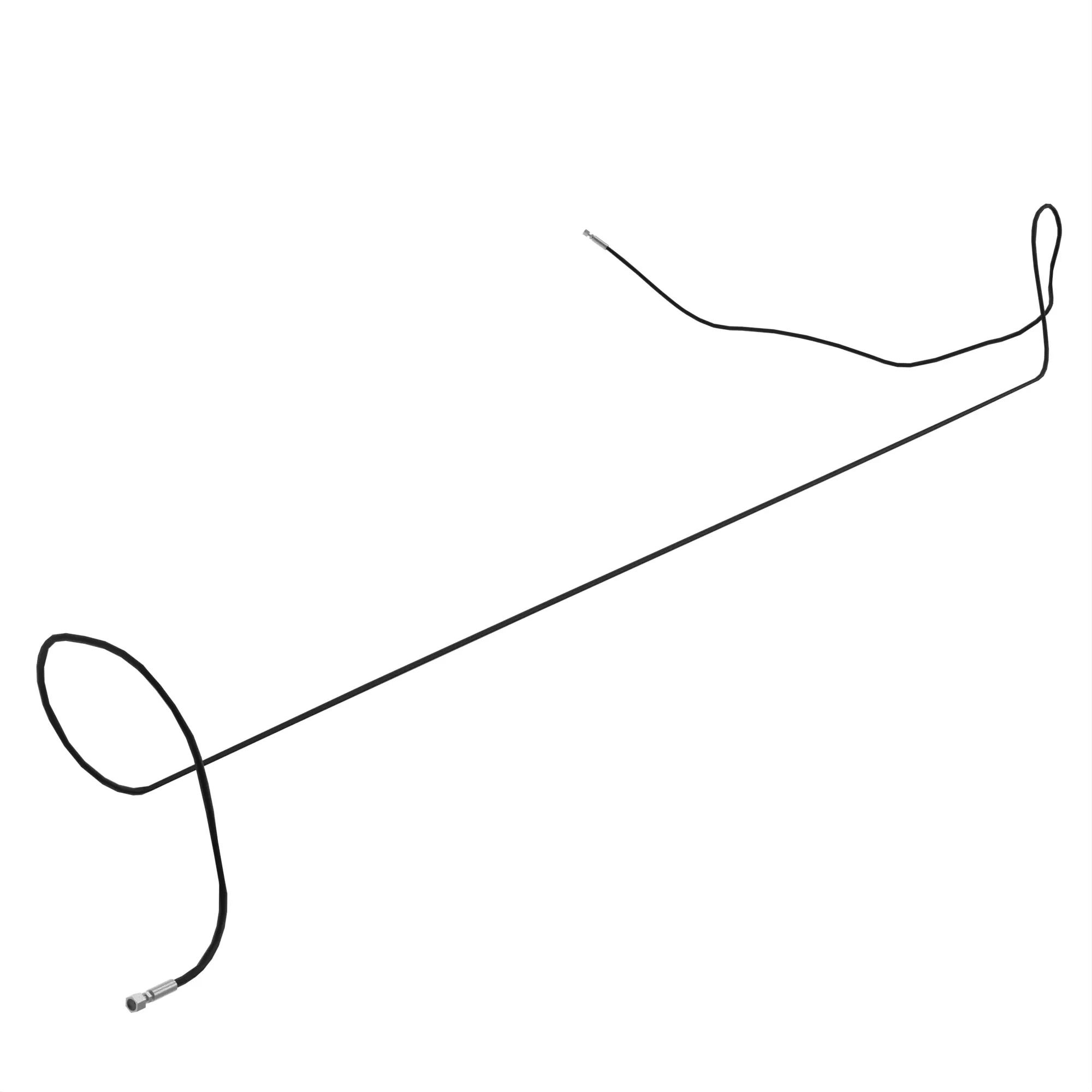 John Deere Reel Aft Fabricated Hydraulic Hose (Multi-coupler to Left Side Fore or Aft Cylinder Base) - AXE37452
