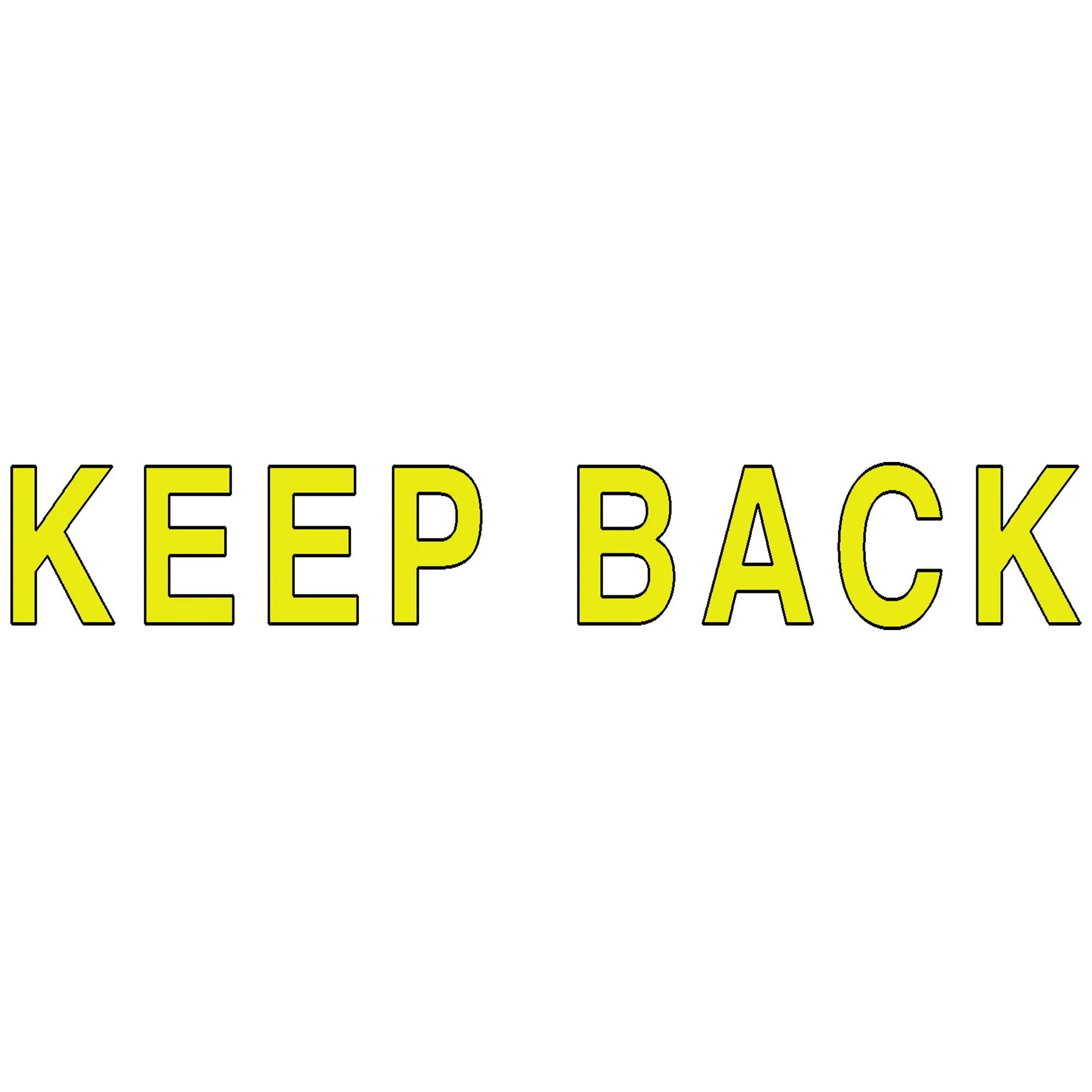 John Deere Label, Keep Back - F281067