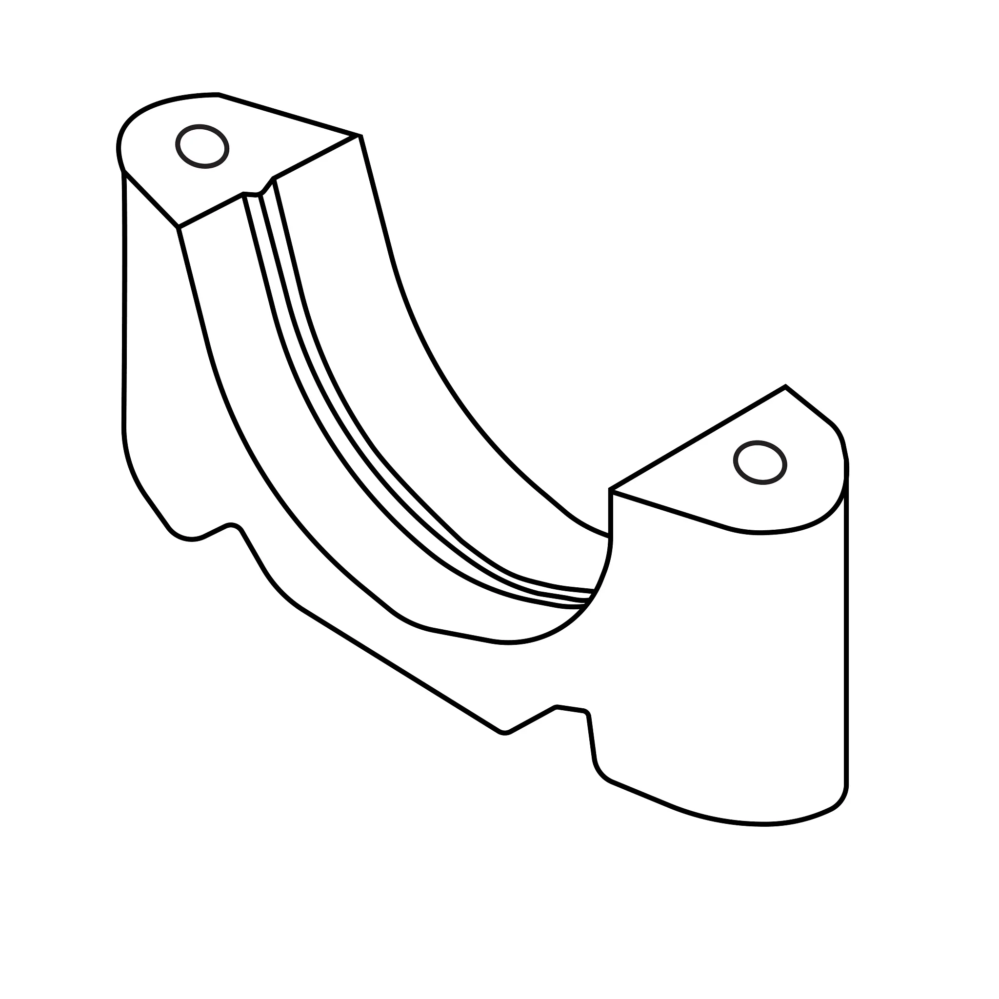 John Deere Rockshaft Center Bearing - AN281188