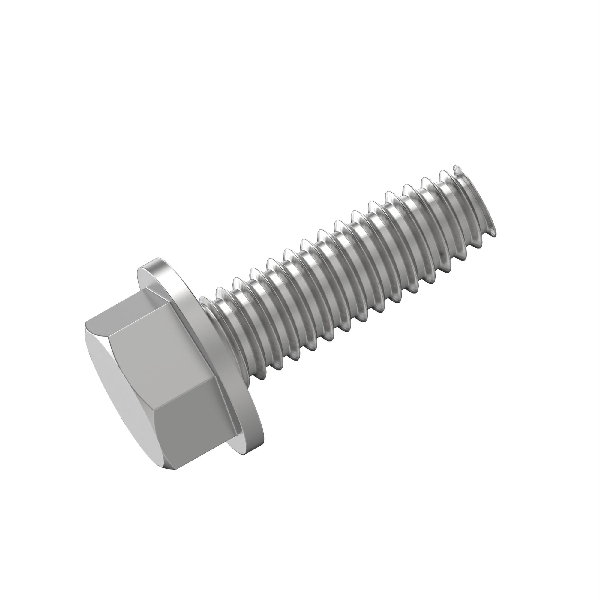 John Deere Hexagonal Flange Head Self-Tapping Screw, 1/4" X 3/4" - 37H24