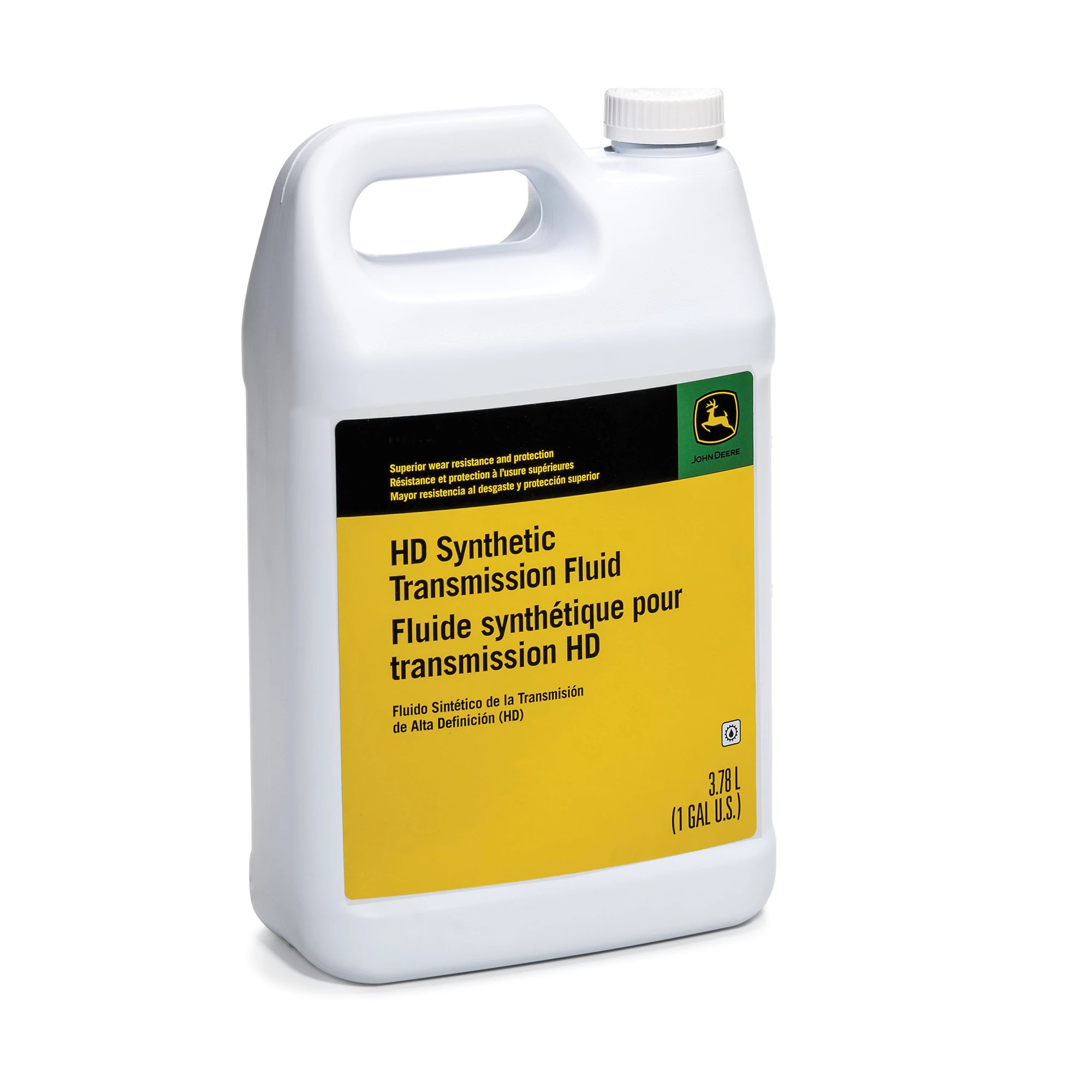 John Deere HD Synthetic Transmission Fluid, 3.78 Liter (1 Gallon) - TY27751