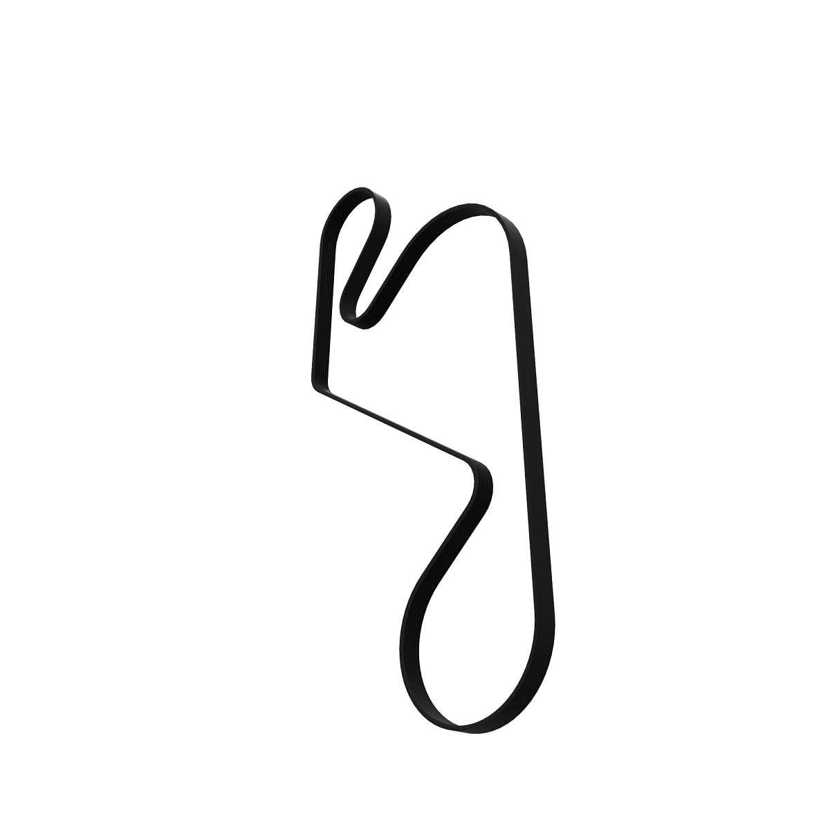 John Deere PK Section Engine Fan Drive V-Belt - DZ118657