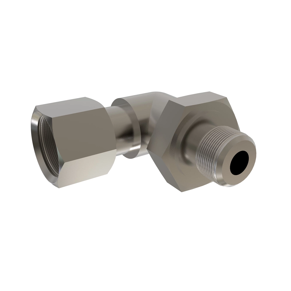 90 Deg Swivel Elbow, O-Ring FSF