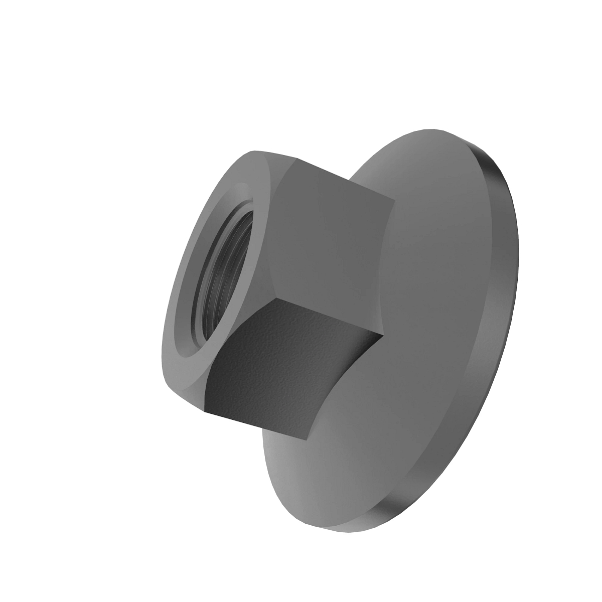 John Deere Hexagonal Flange Nut, 1/2" - N162646