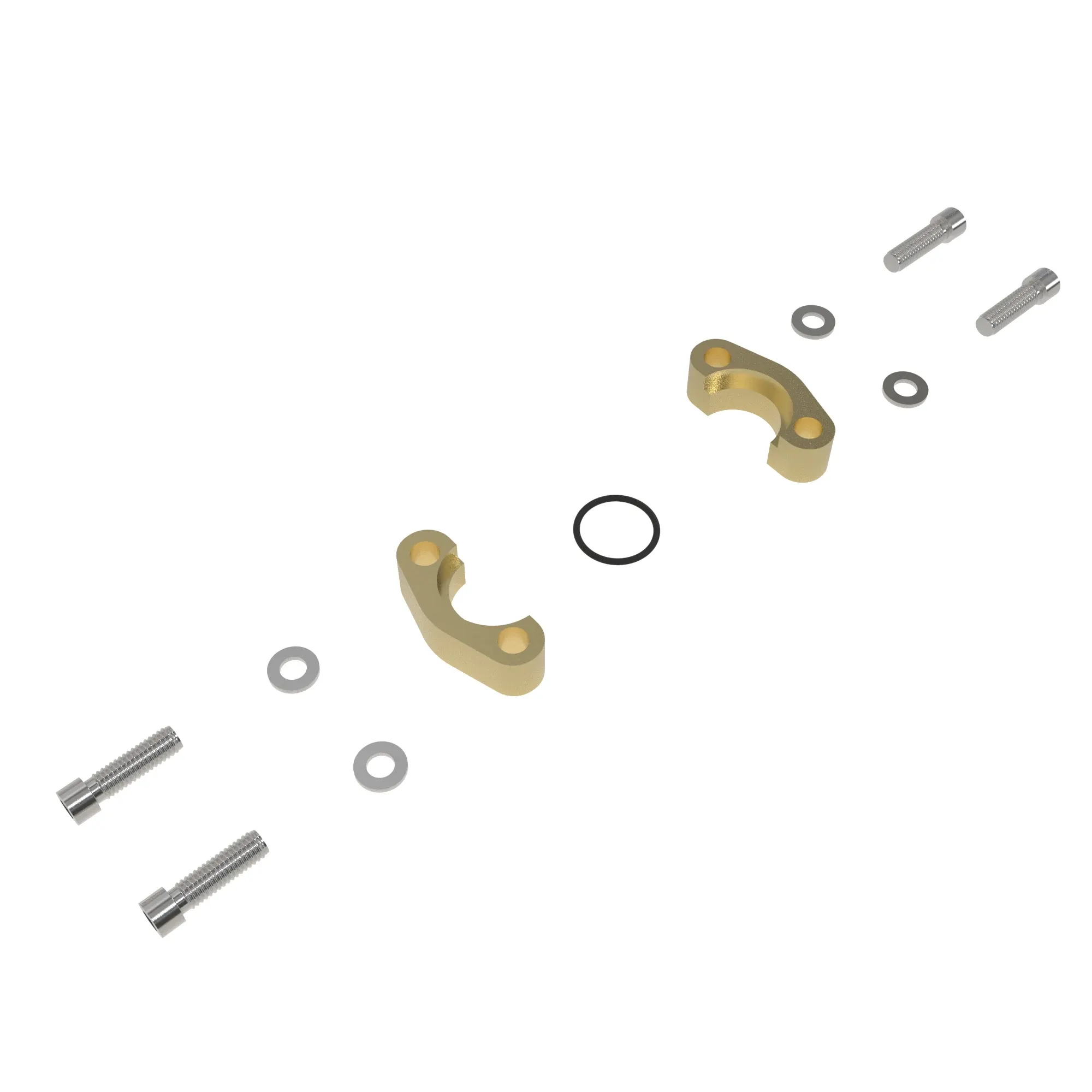 John Deere 4-Bolt Flange Fitting Kit - AT504293