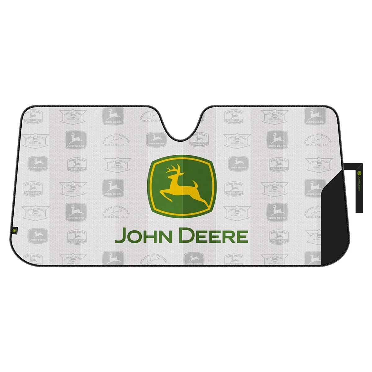 Retro Logo White Accordion Sunshade