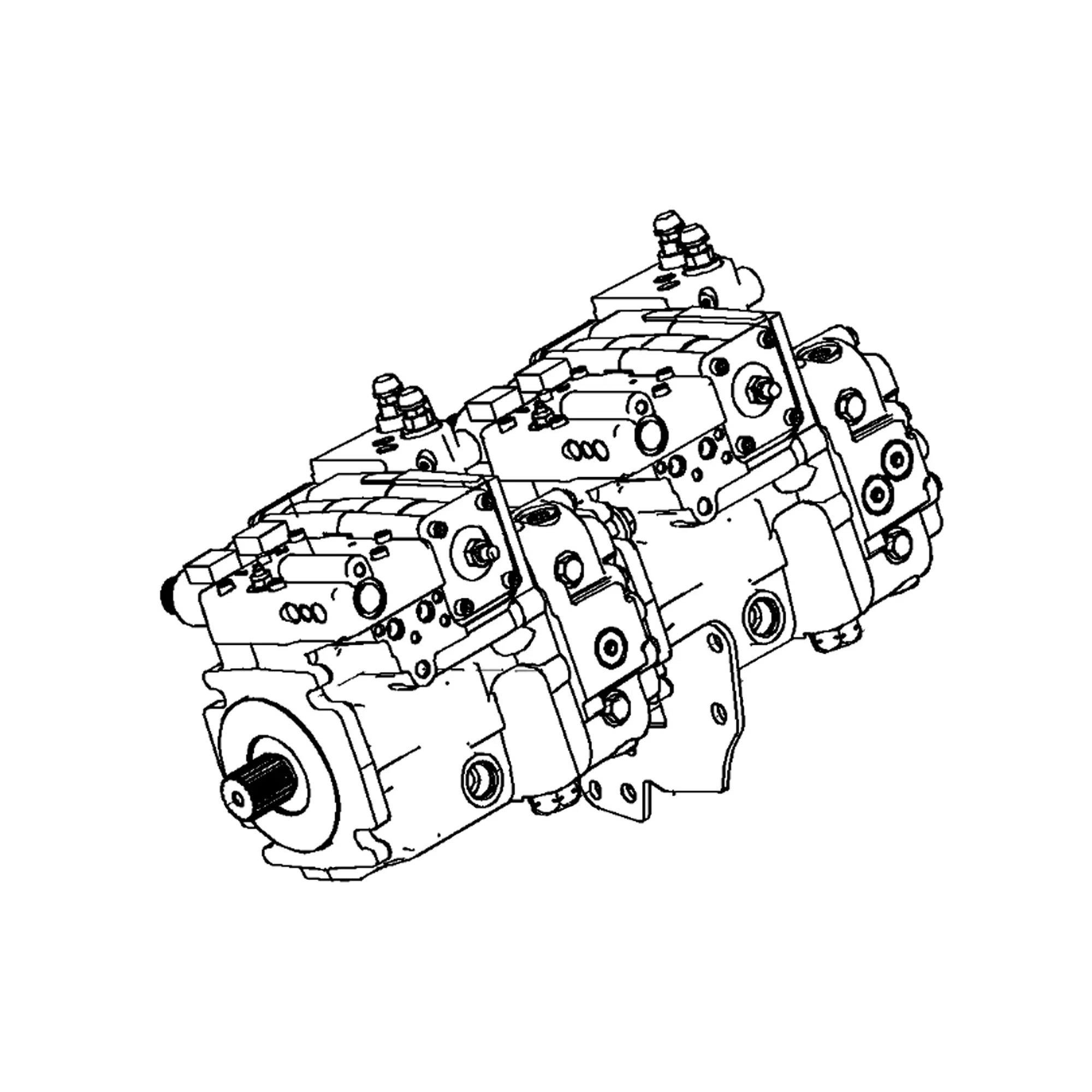 John Deere Front HFWD Pump - AT344244