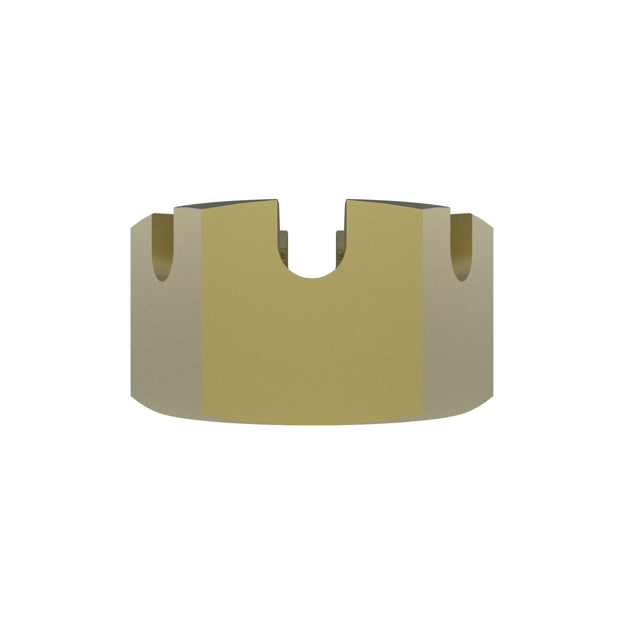 NUT, HEX SLOTTED