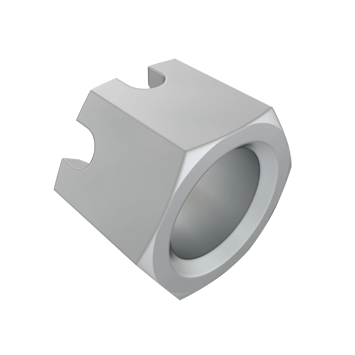 1-8 Hex Slotted Nut