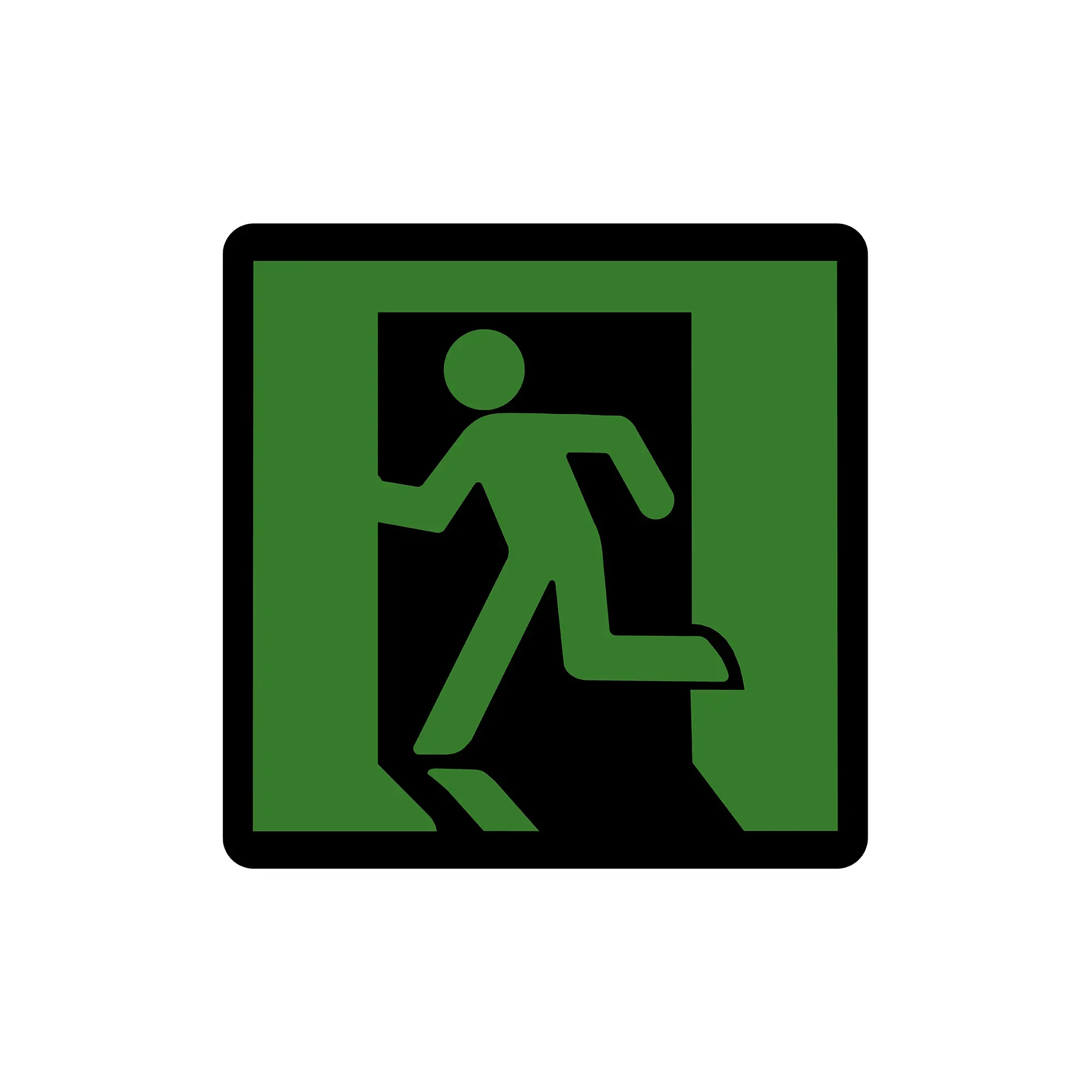 John Deere Emergency Exit Label - MIU11018