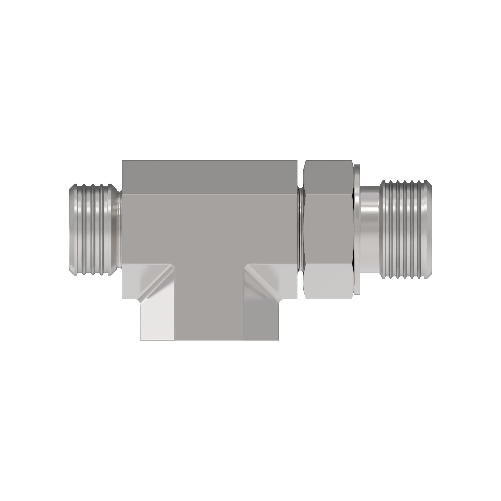 TEE FITTING, FITTING SAE ORB RUN TE