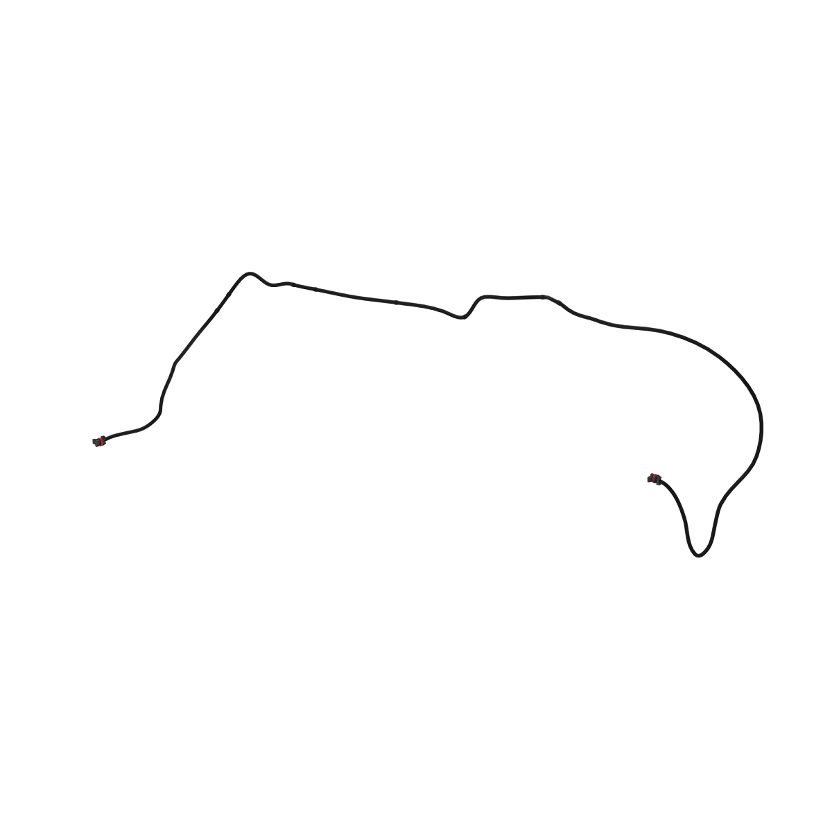 John Deere Electric Quik-Tatch™ Boom to Chassis Wiring Harness - AT493088