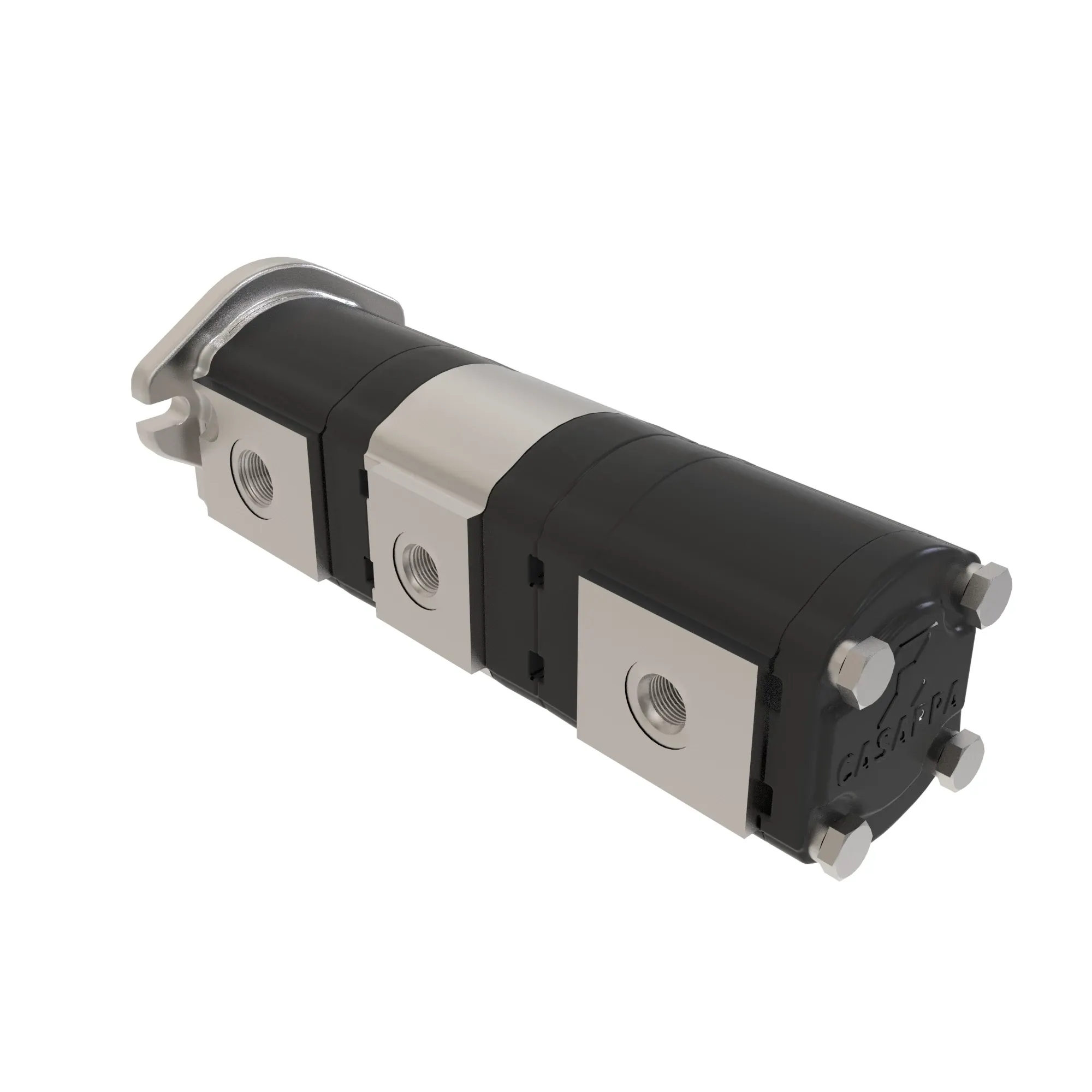 HYD PUMP ASSY, triple, S-series coupler drive