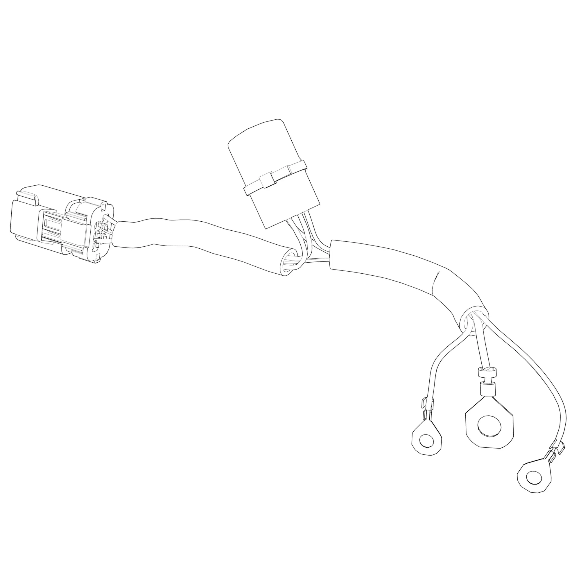 John Deere Fuse Holder Wiring Harness - RE561262