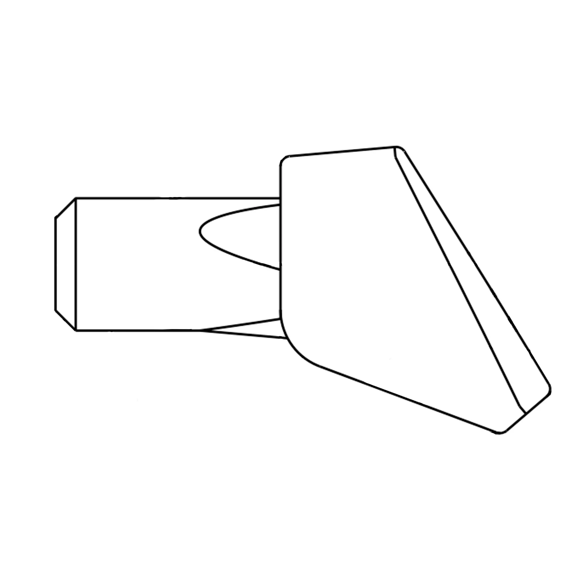 John Deere Secondary Driven Sheave Shoe - W40744