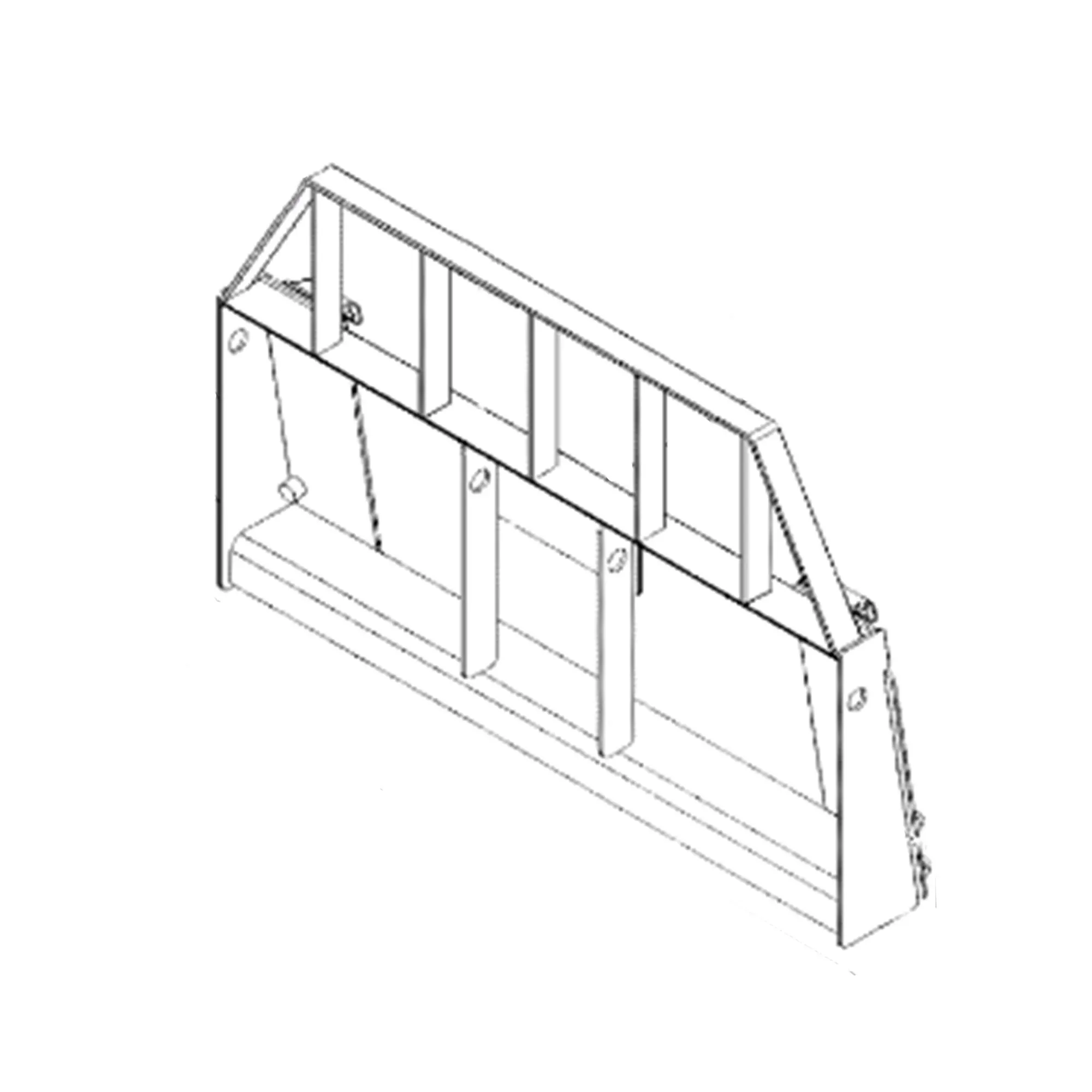 John Deere Floating Pallet Fork Frame - 5FP1352012