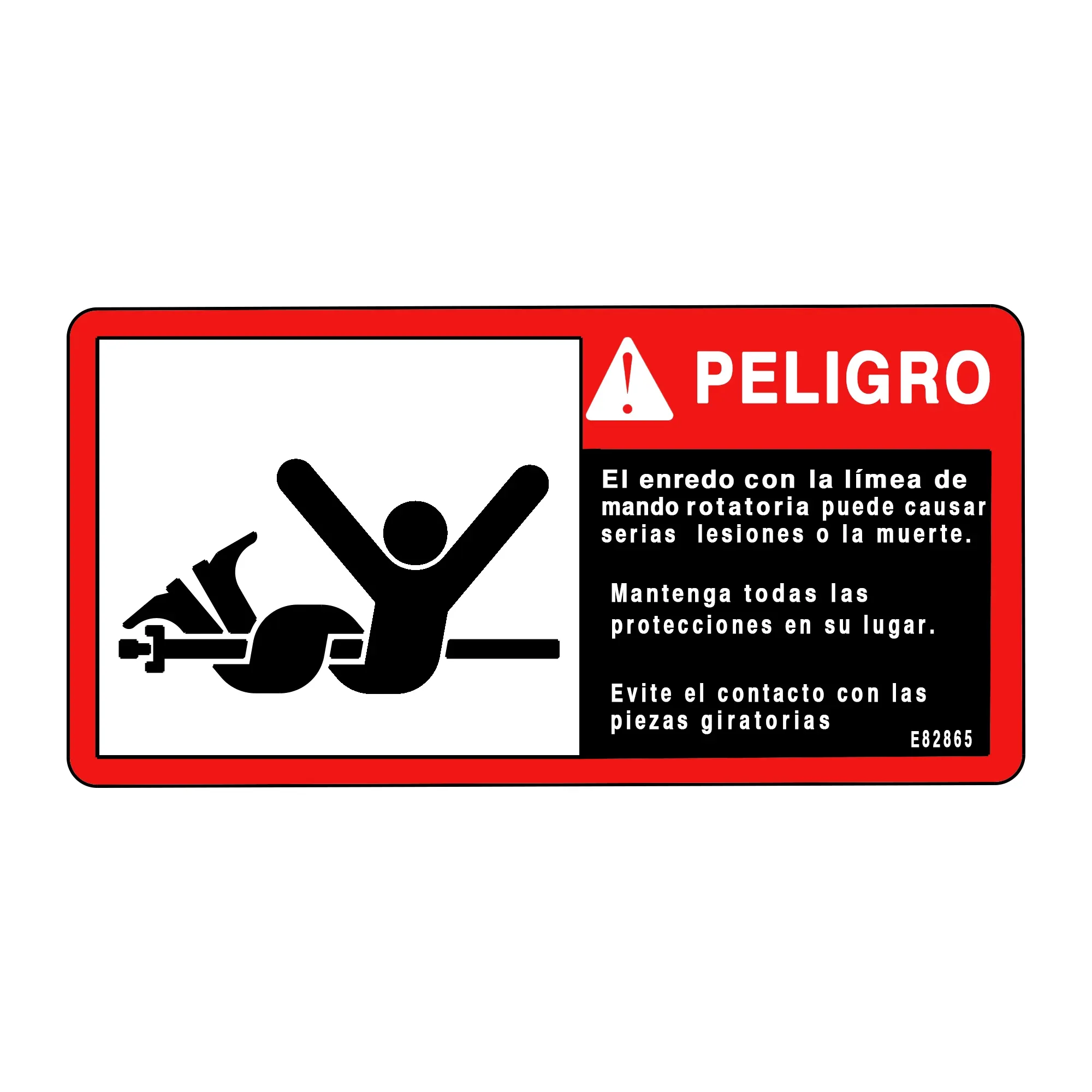 John Deere Safety Sign - E82865