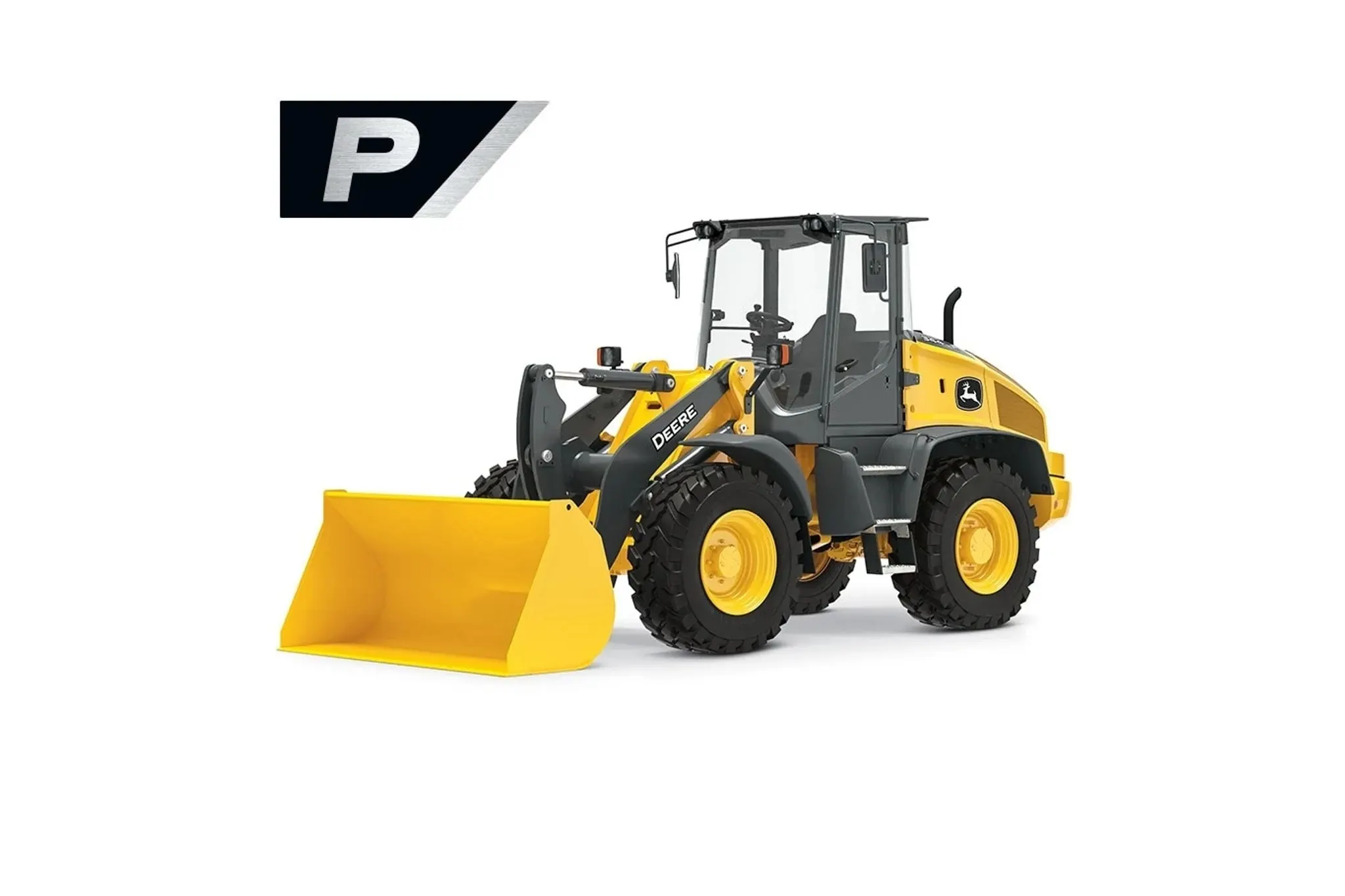Studio image of a 344 P-Tier Compact Wheel Loader