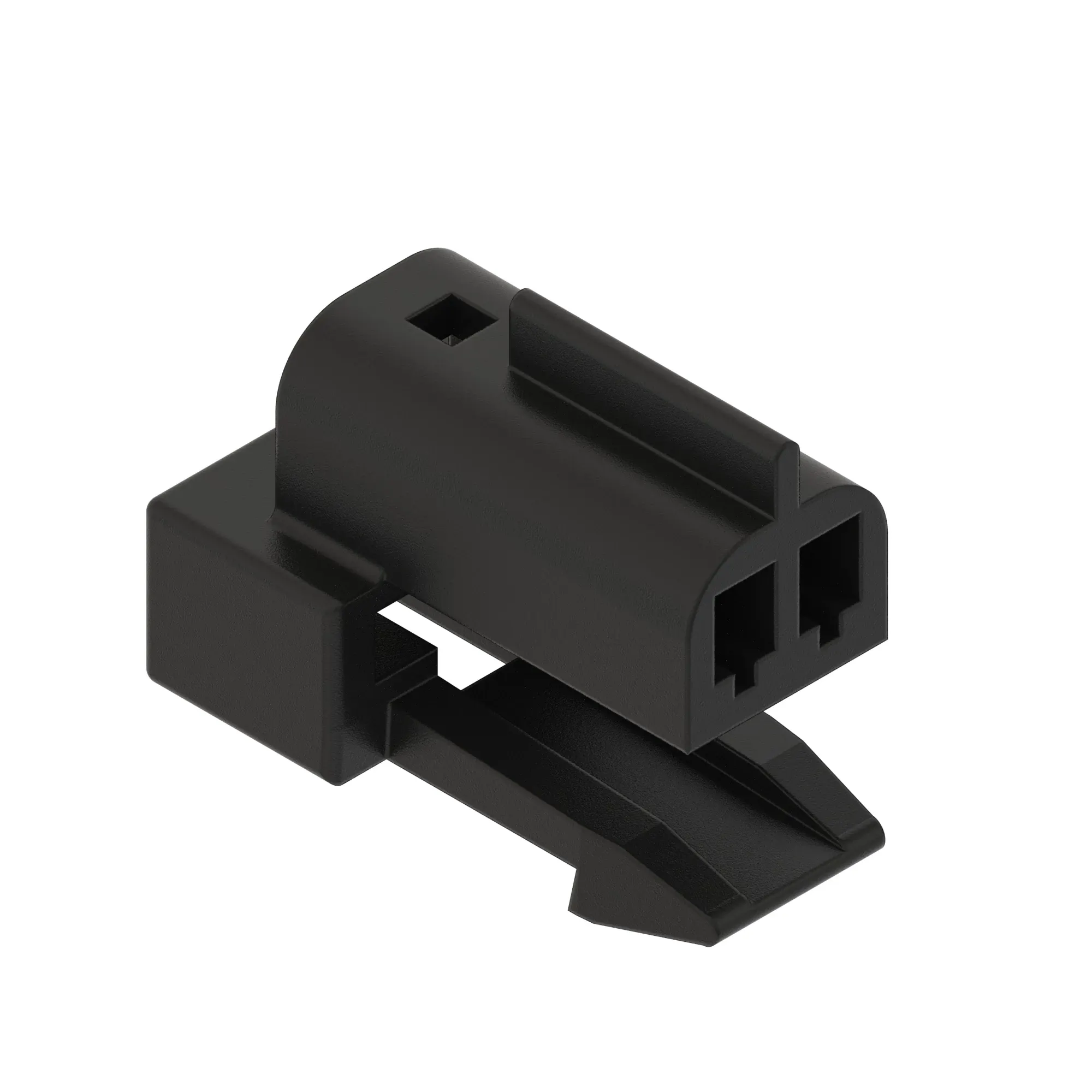 John Deere Black Electrical Connector Housing, Cavities 2 - 57M8174
