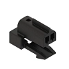 John Deere Black Electrical Connector Housing, Cavities 2 - 57M8174