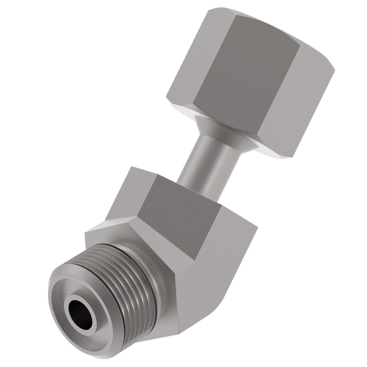 45 Deg Swivel Elbow, ORFS (SWE45)
