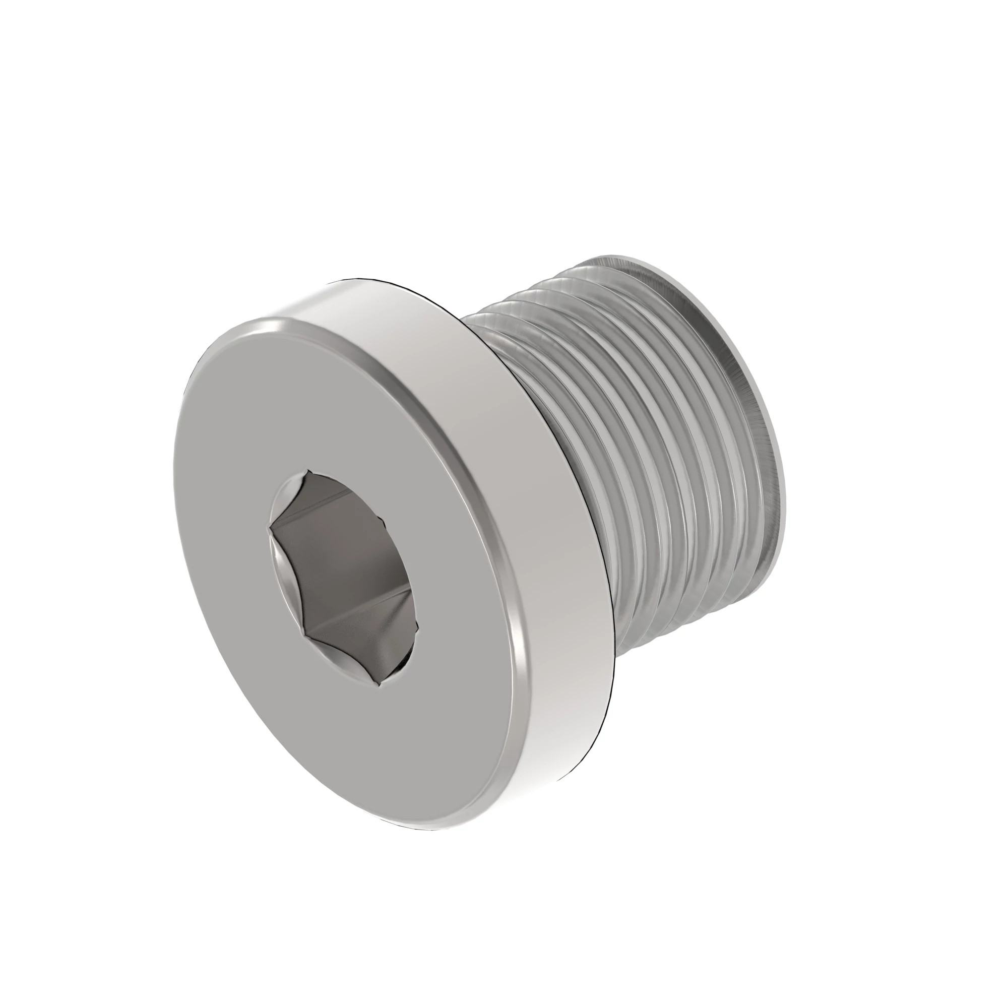 PLUG, G3/8" HEX HD STAINLESS STEEL