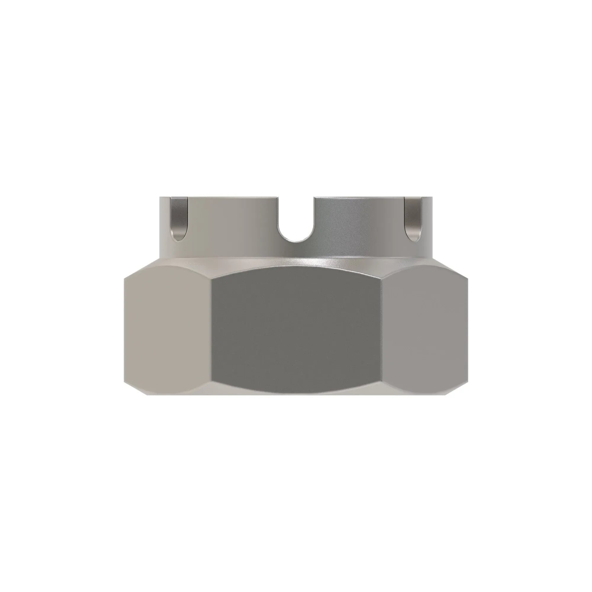 NUT, METRIC HEX SLOTTED
