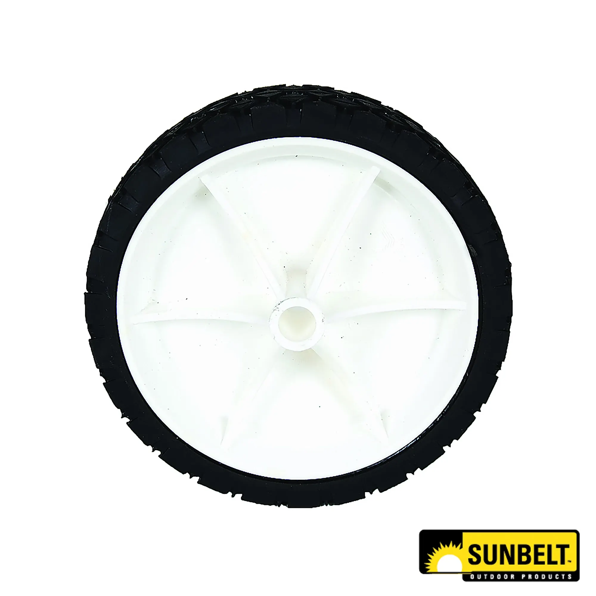 Sunbelt White Plastic Deck Wheel, 6 X 1.5 - A-B1SB280