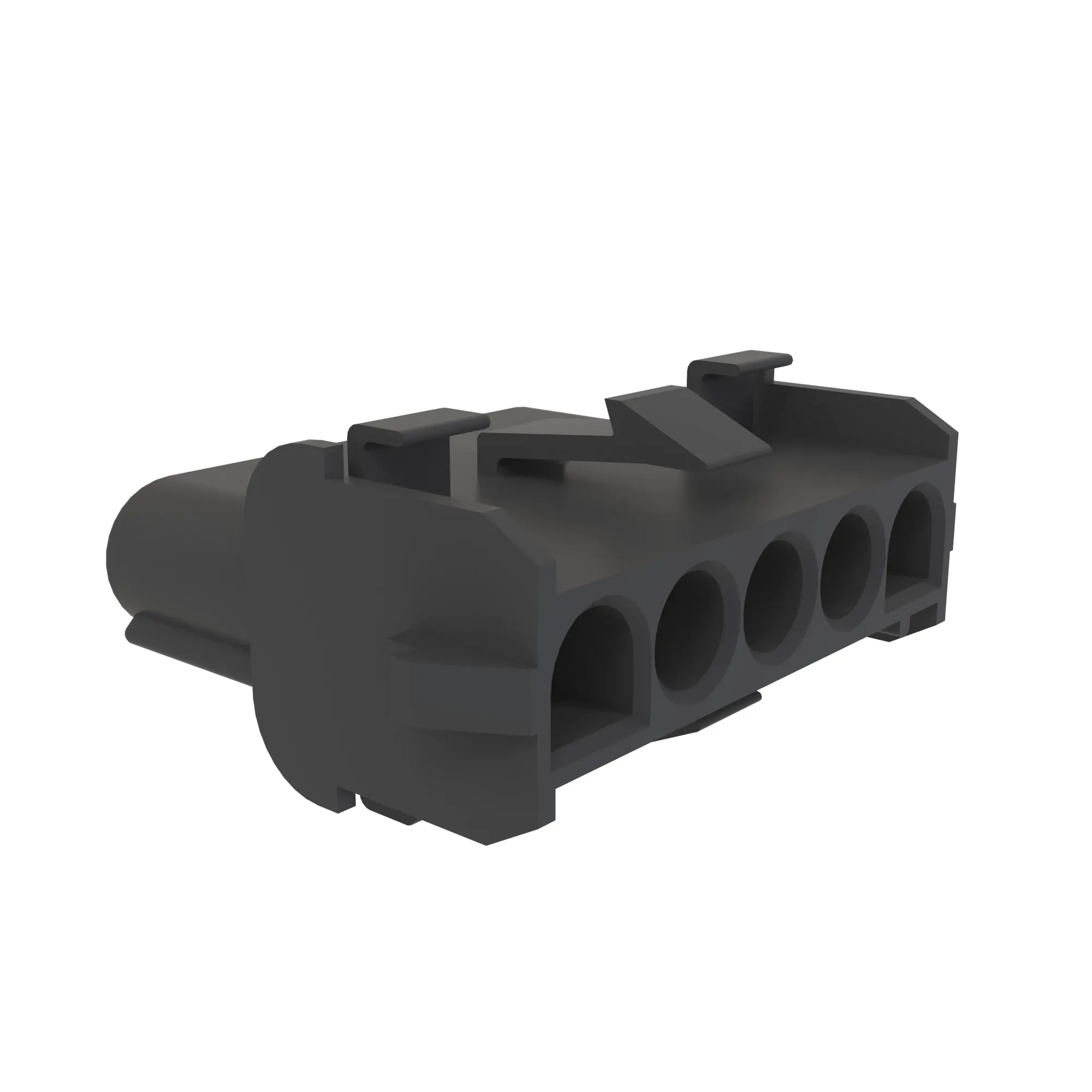 John Deere White Electrical Connector Housing, Cavities 5 - 57M8663