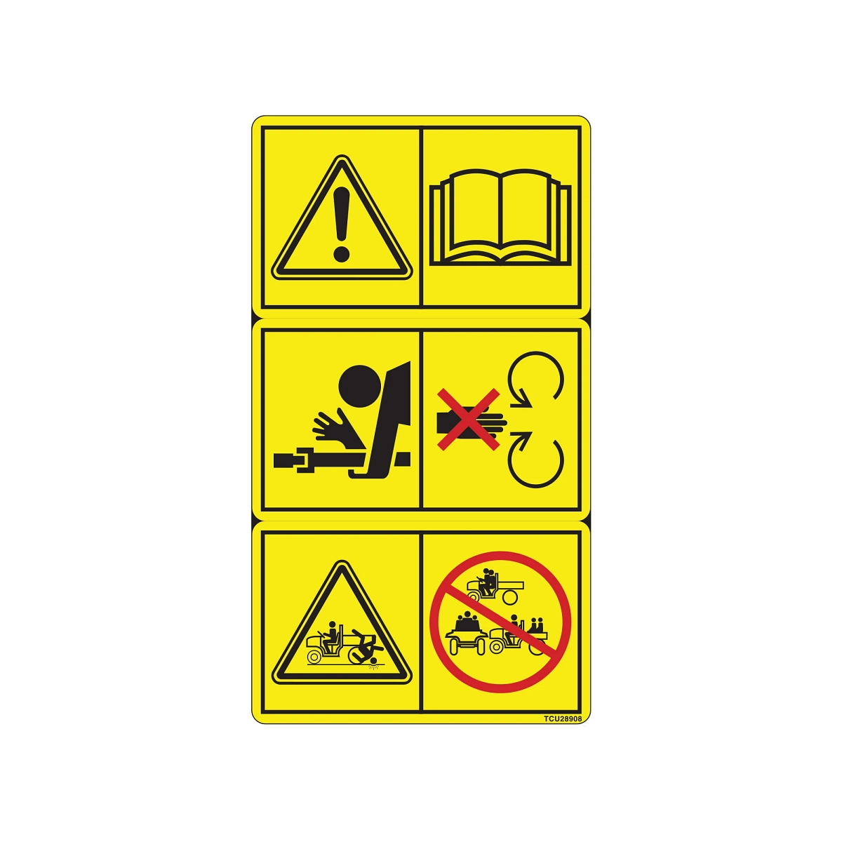 Label, Caution (Export)