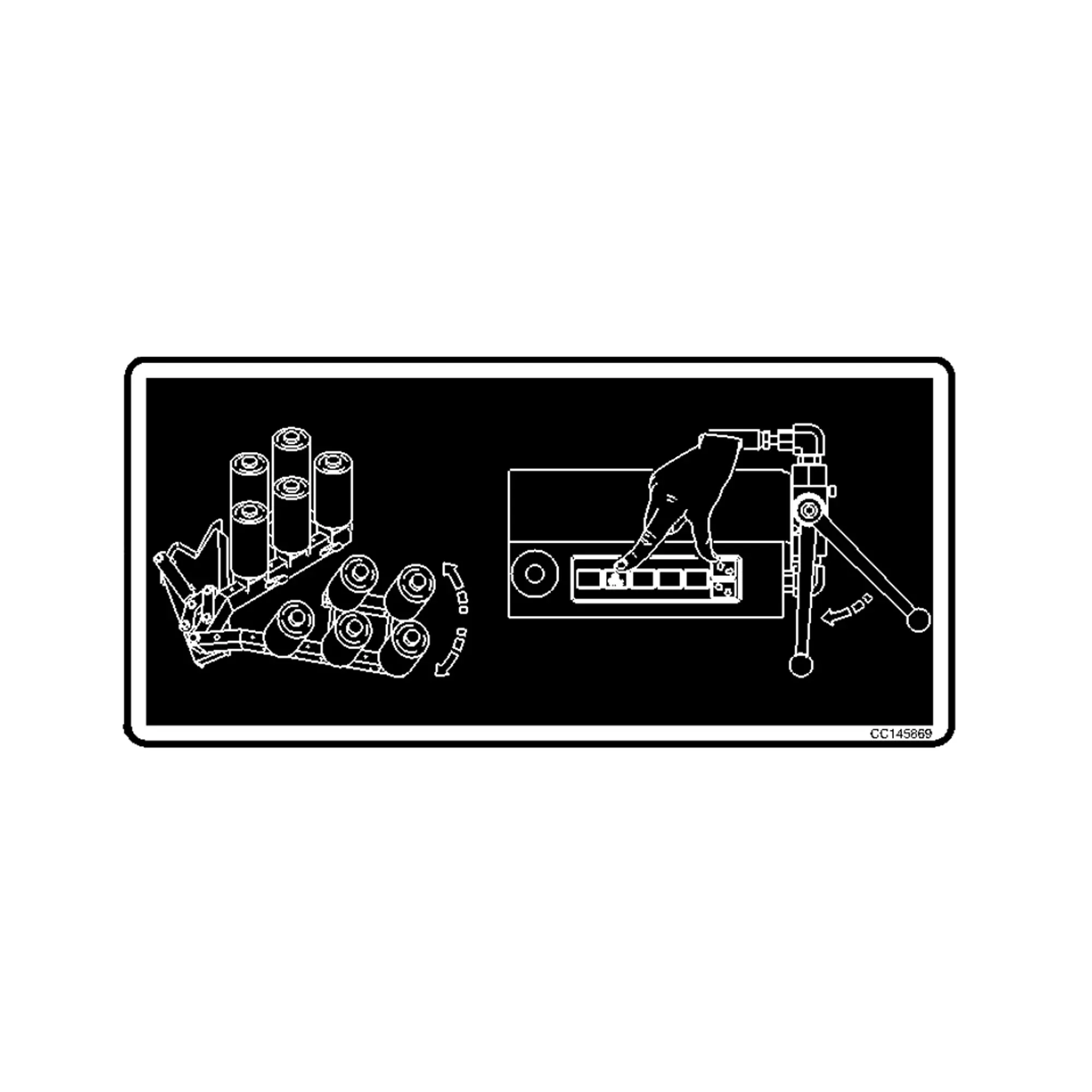 John Deere Label - CC145869