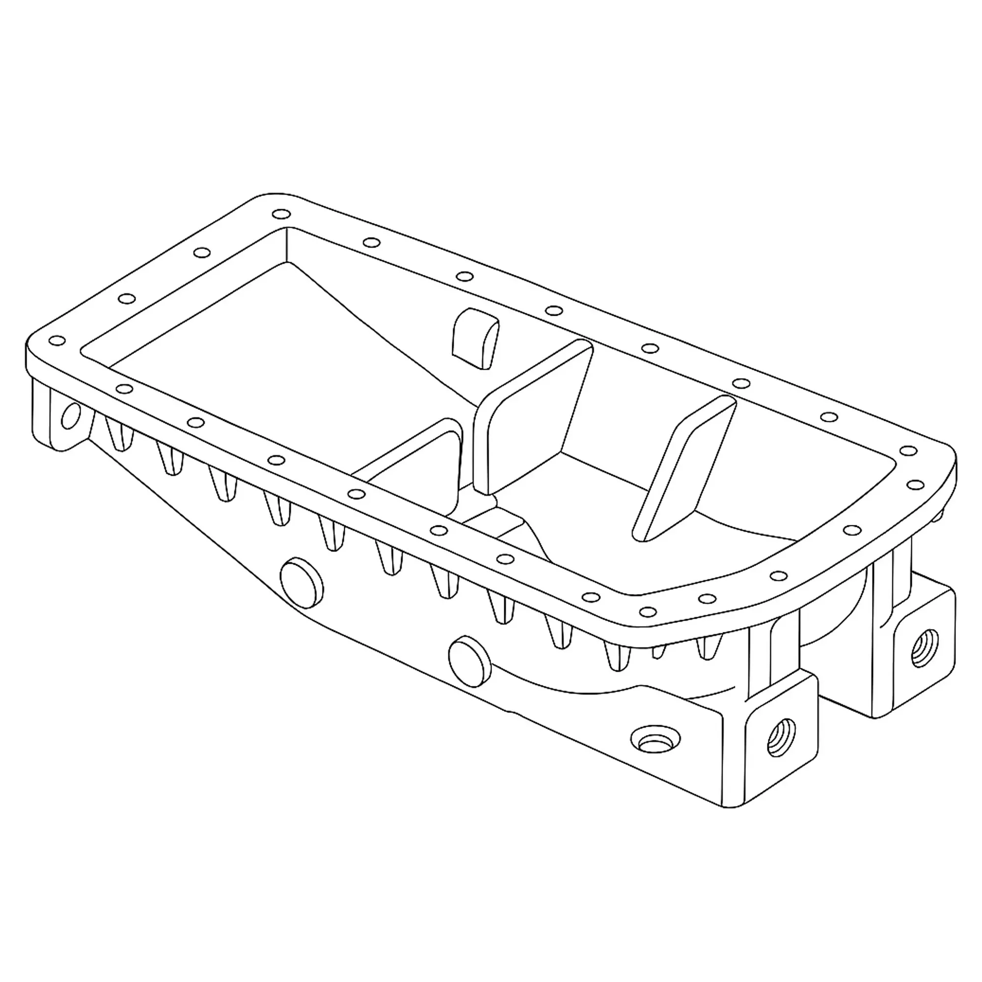 John Deere Oil Pan - R80402