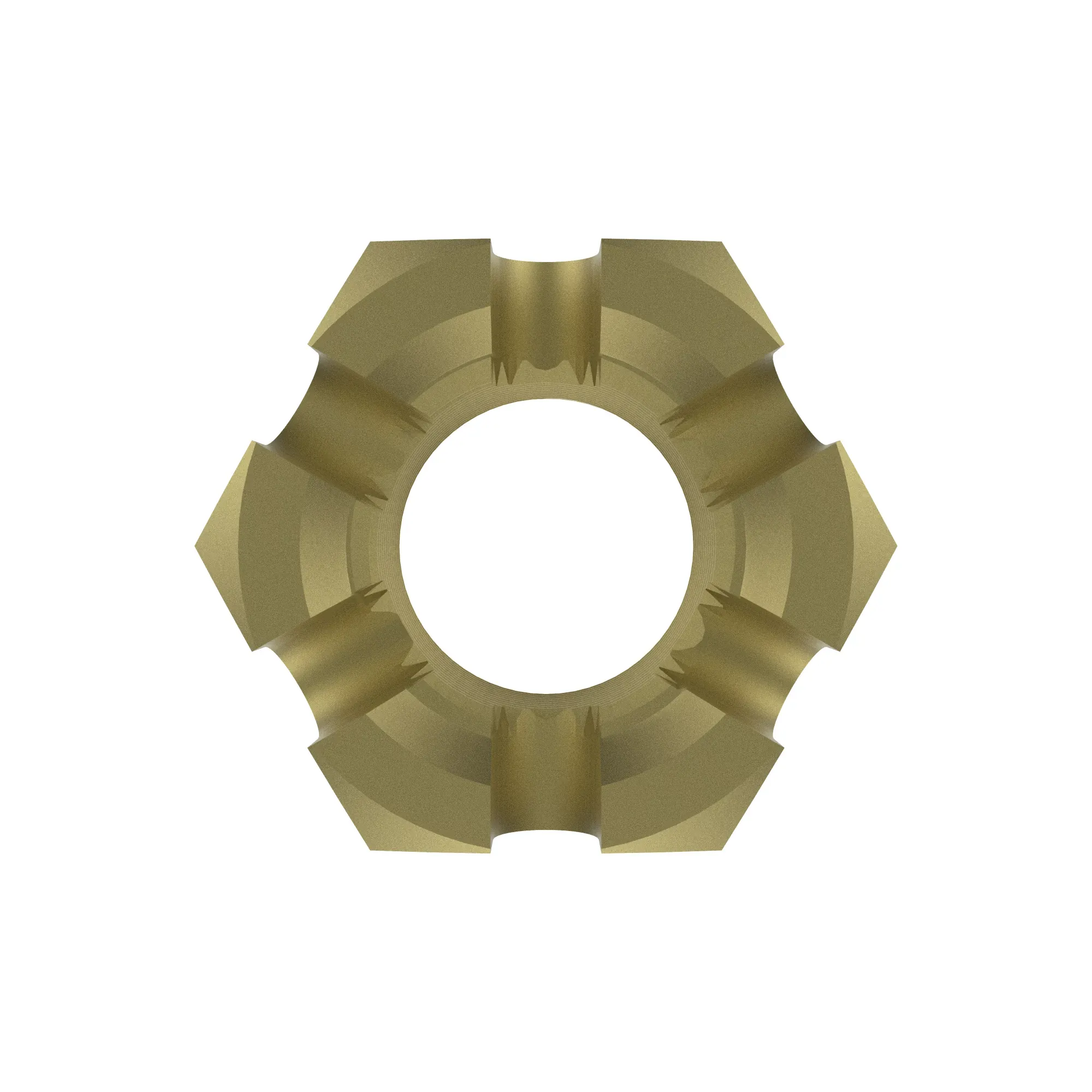 NUT, METRIC, THIN HEX SLOTTED