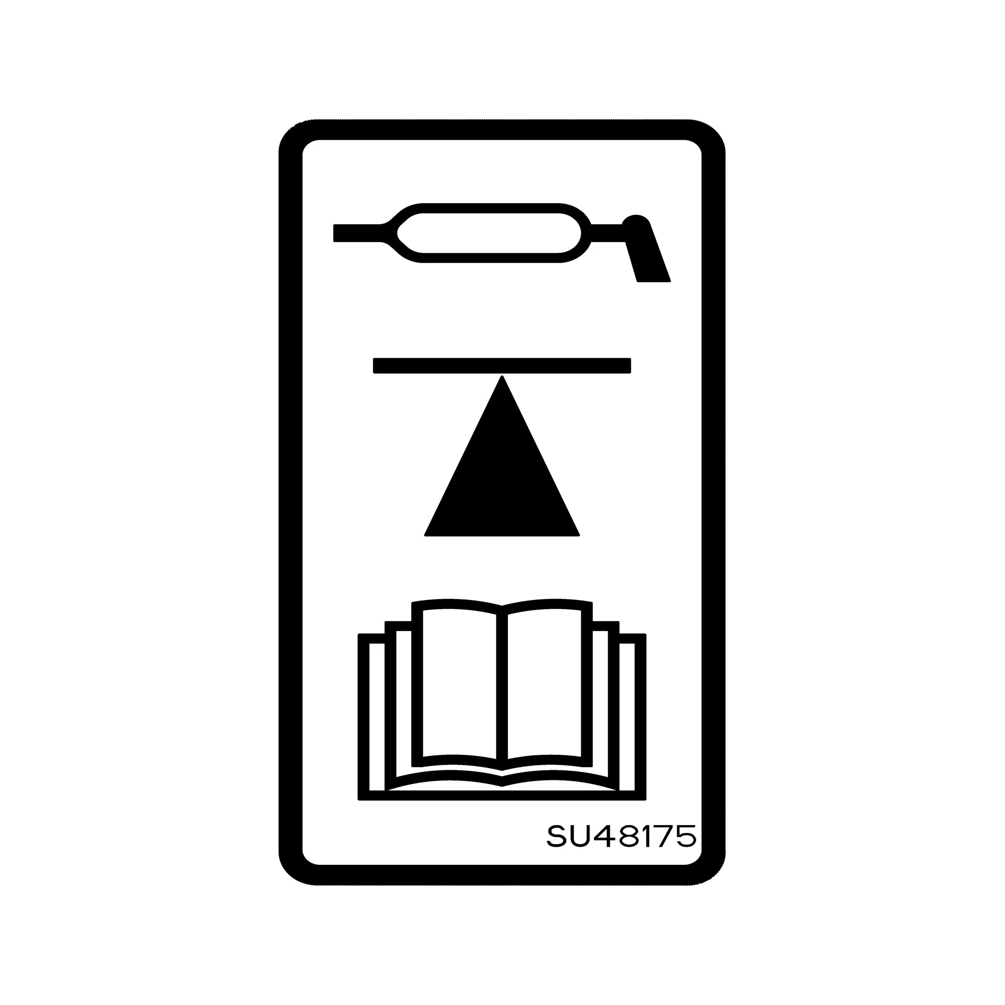 John Deere Jacking Point Label - SU48175