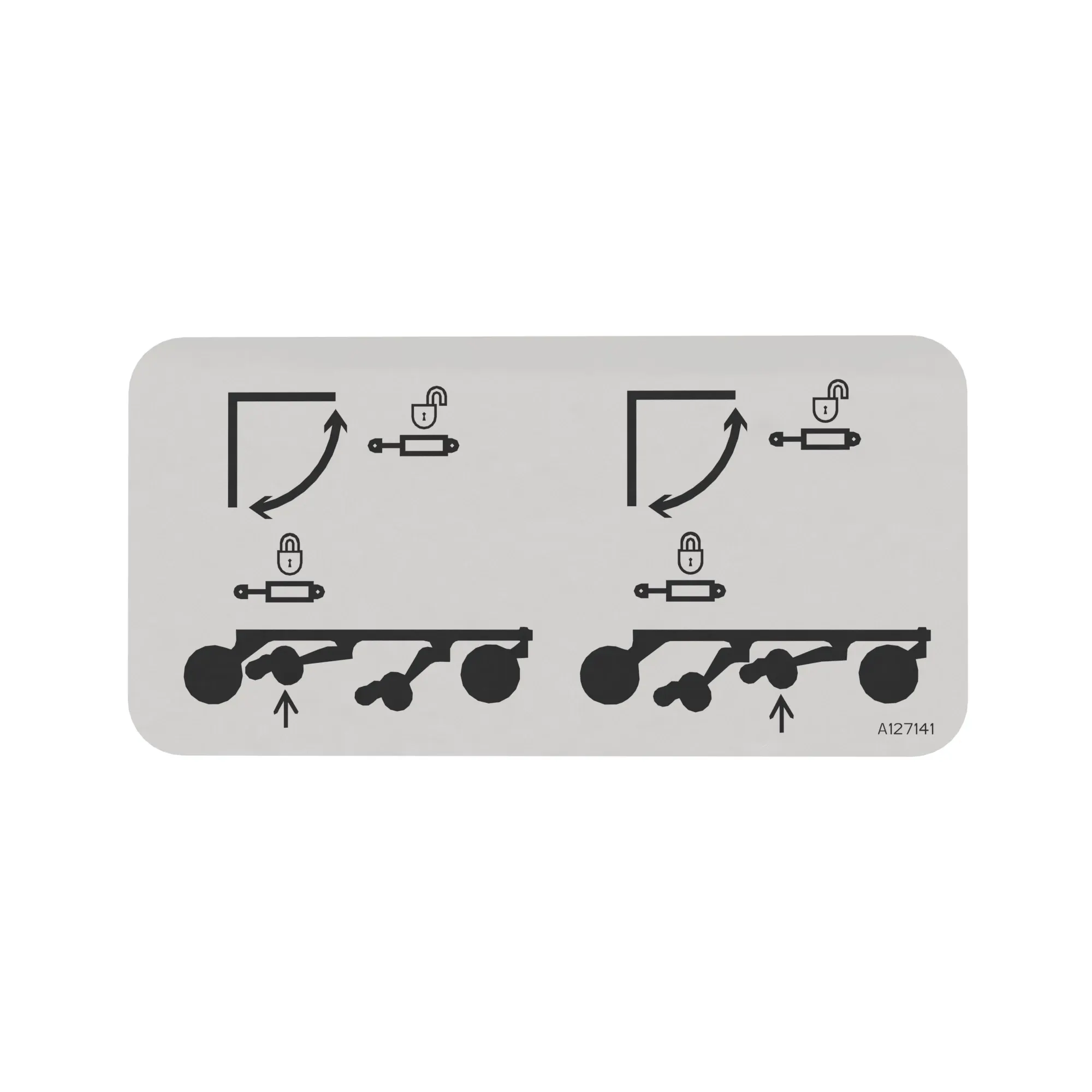 John Deere Information Sign - A127141