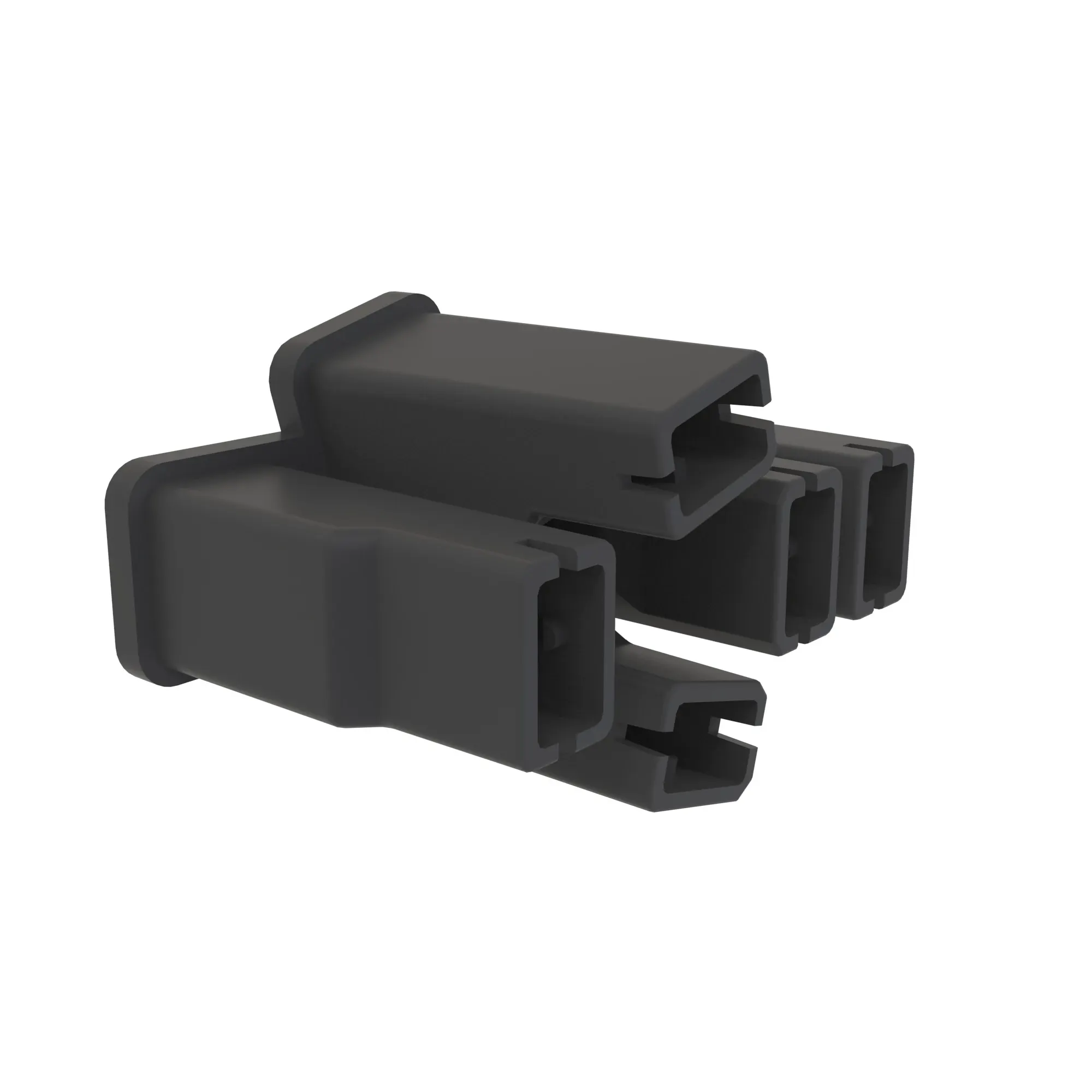 John Deere Black Electrical Connector Housing, Cavities 5 - 57M13625