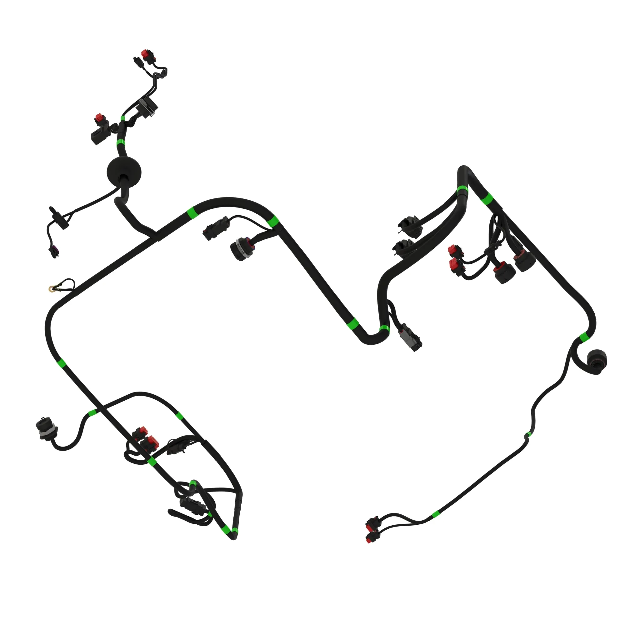 John Deere Canopy Electro-Hydraulic Operator Station Wiring Harness - AT555972