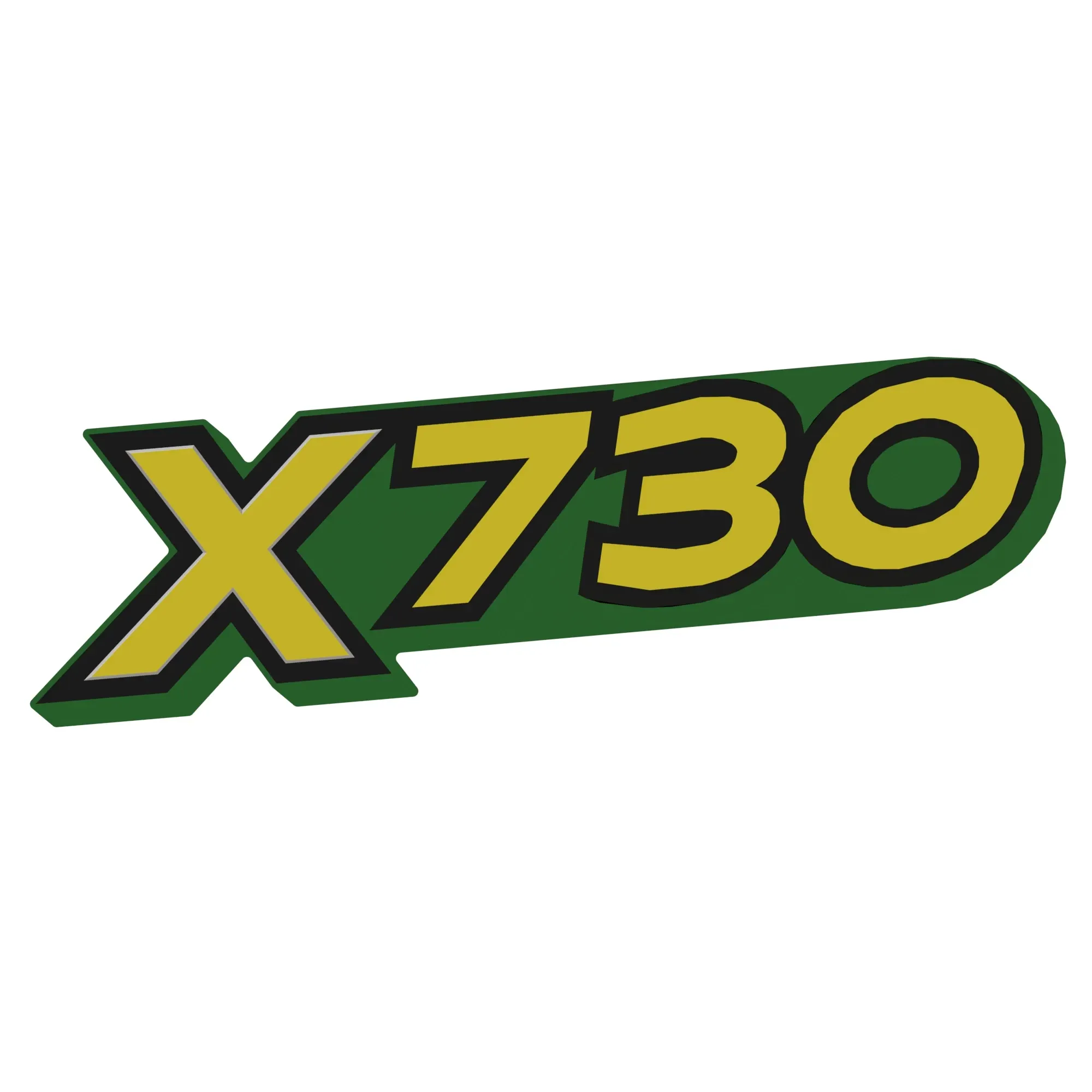 John Deere X730 Model Label - M167238