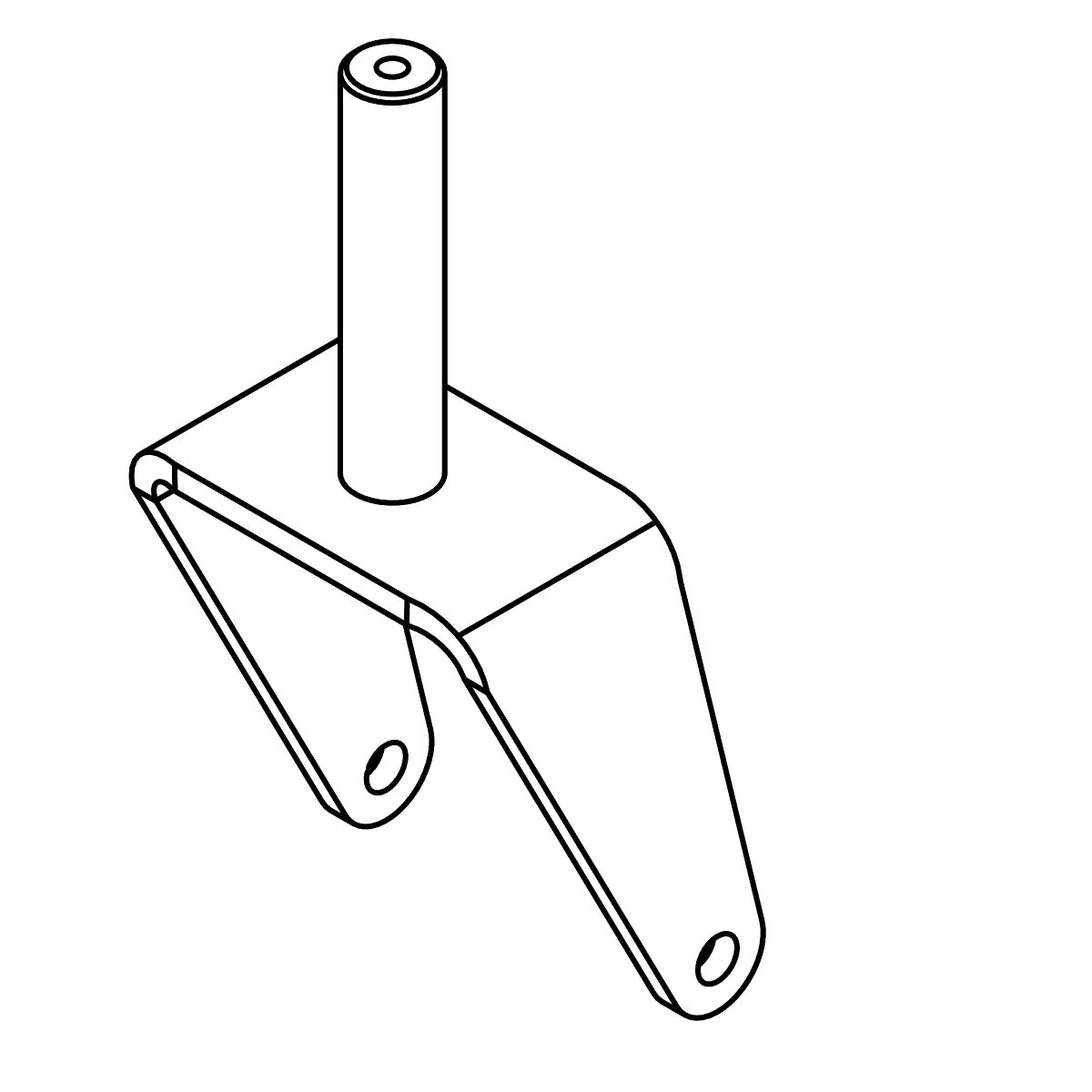 Wheel, Fork Weldment Flwlk JD