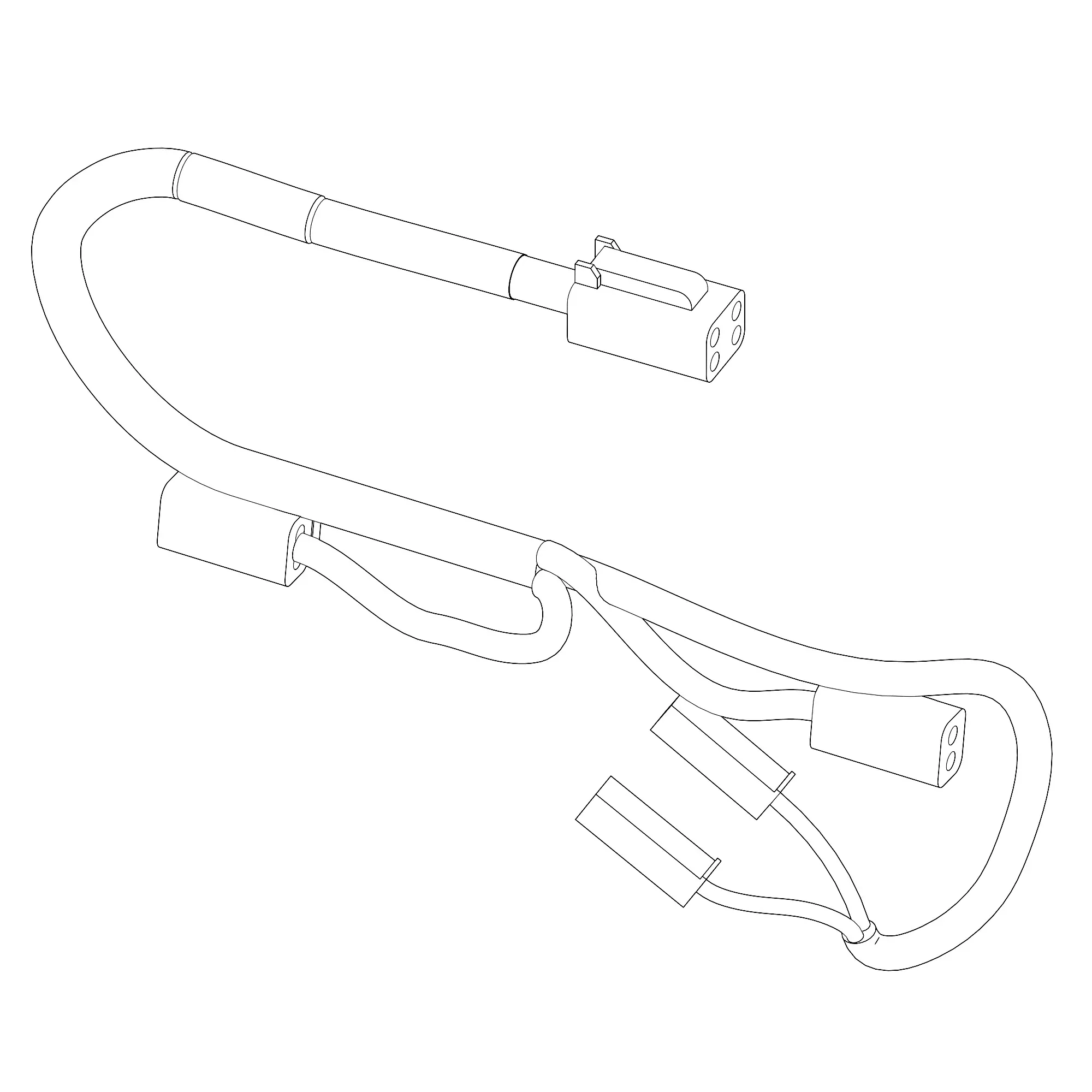 John Deere Grille Wiring Harness - AT310476