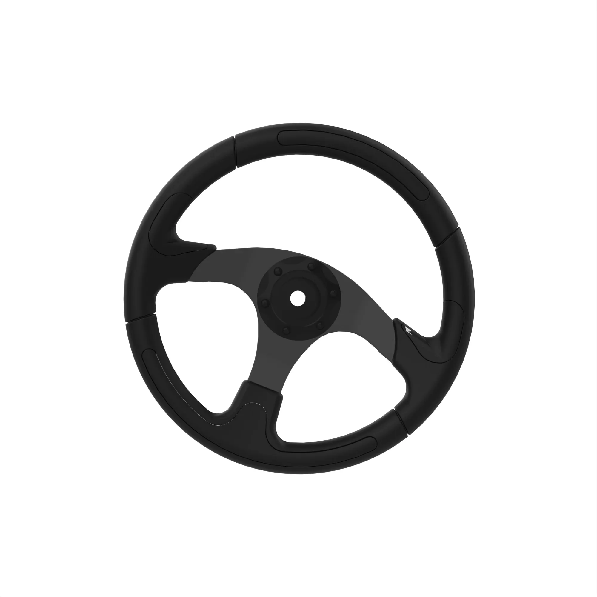 STEERING WHEEL, SPORT, BLACK