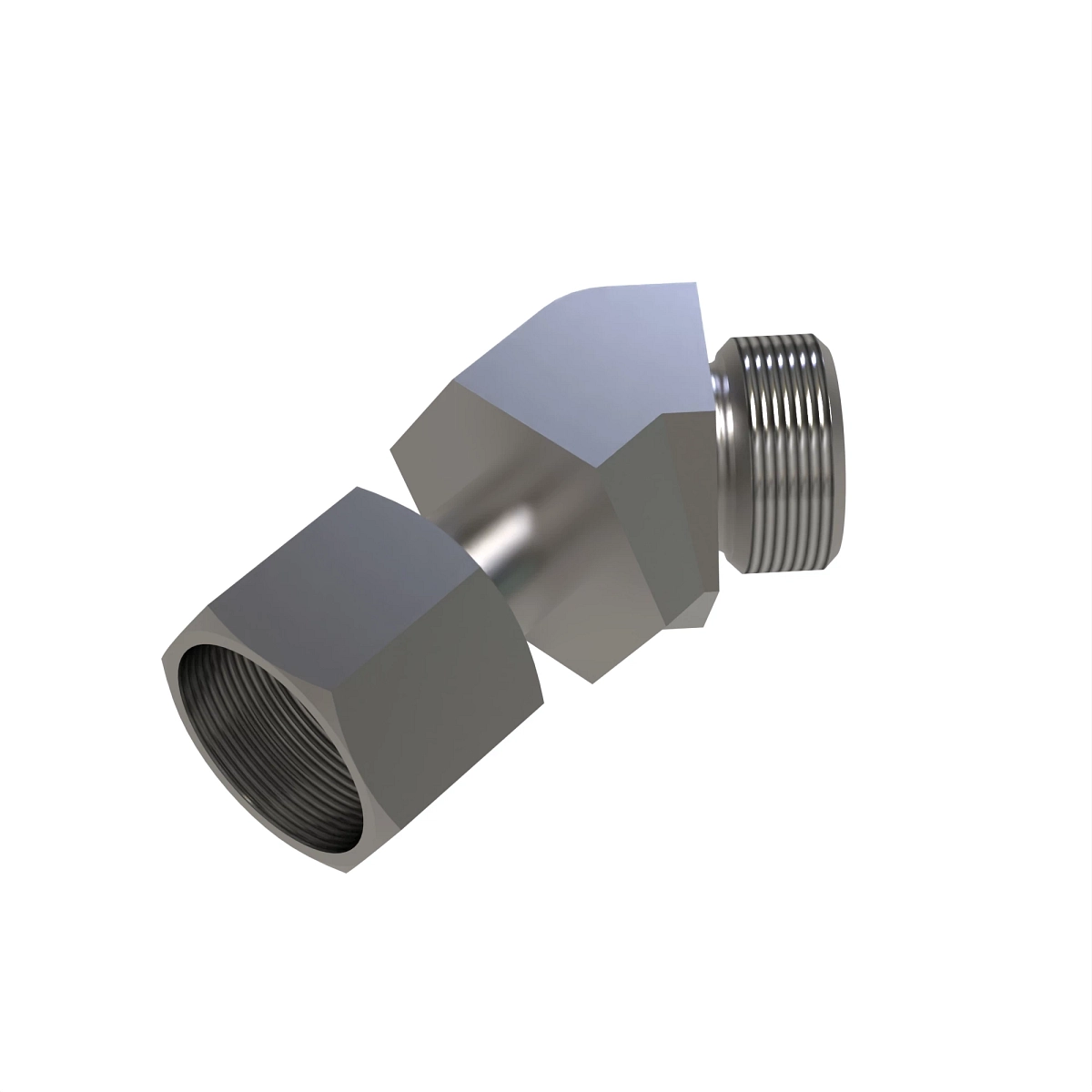 45 Deg Swivel Elbow, ORFS SWE45
