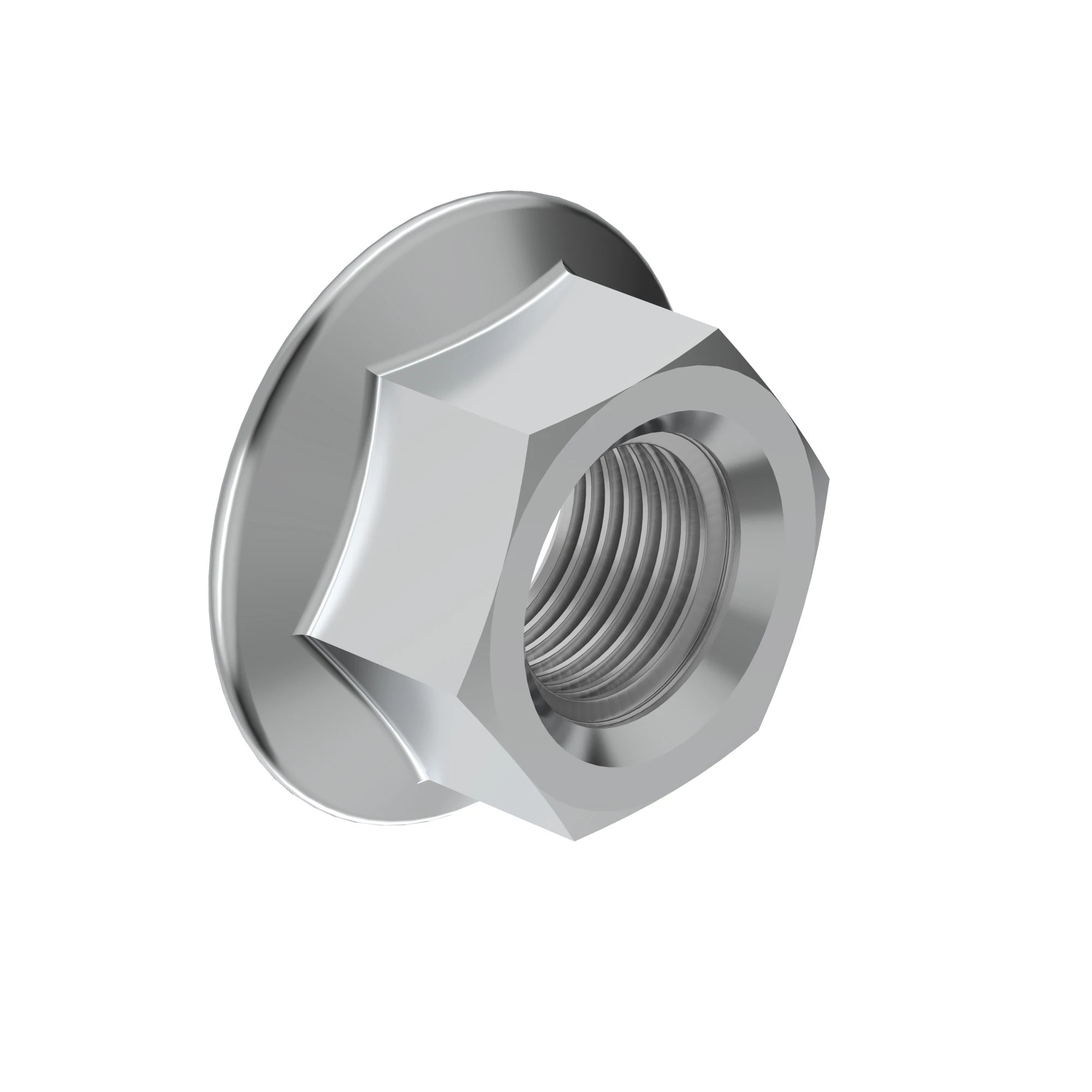 NUT, METRIC, HEX FLANGE
