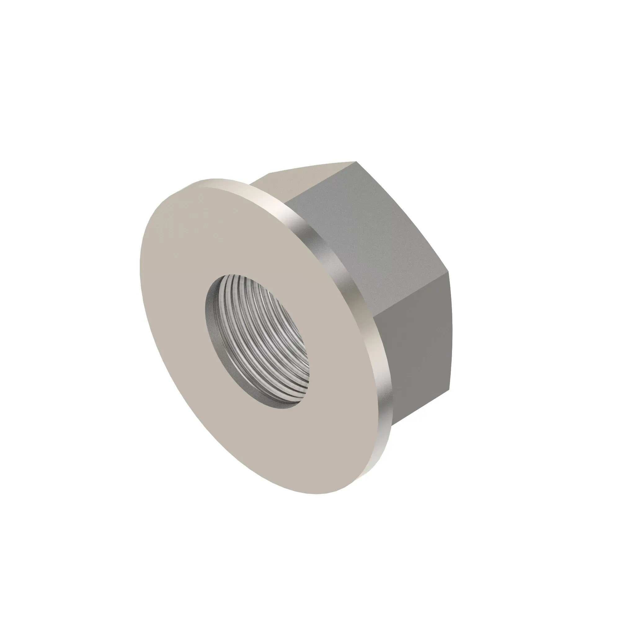John Deere Hexagonal Flange Nut, 1" - T146932