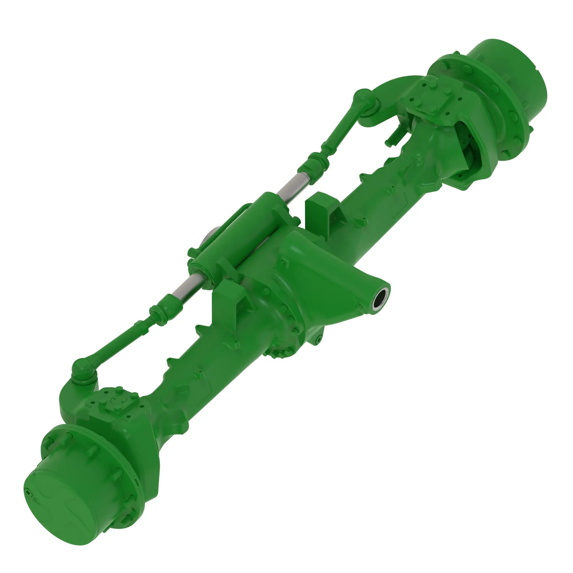 MFWD I=13.160 (DANA 755/10081528), M60, King Pin=8, Caster=12, Camber=1, M18 steering cylinder ports