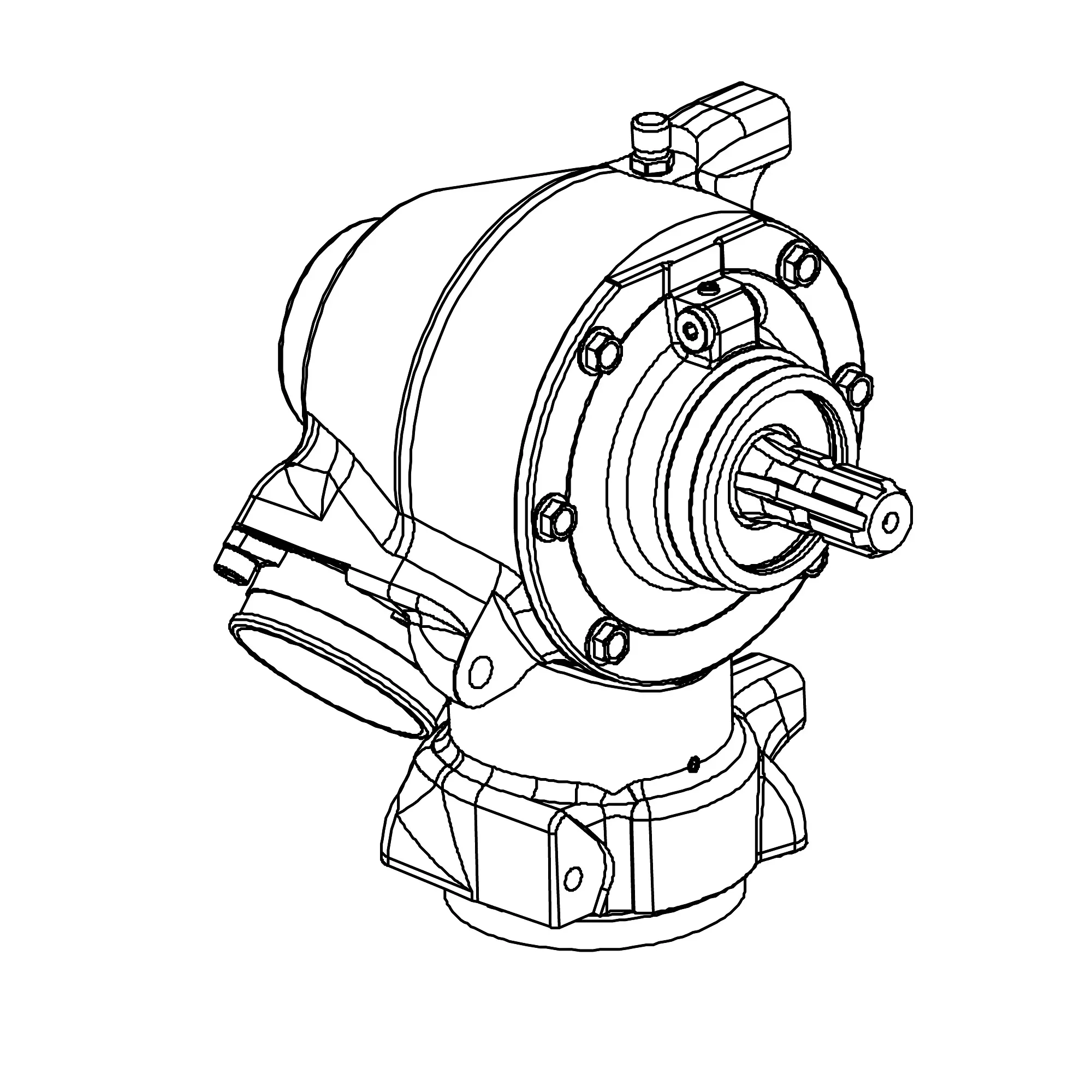 John Deere Right Angle Gear Assembly - AFH219500