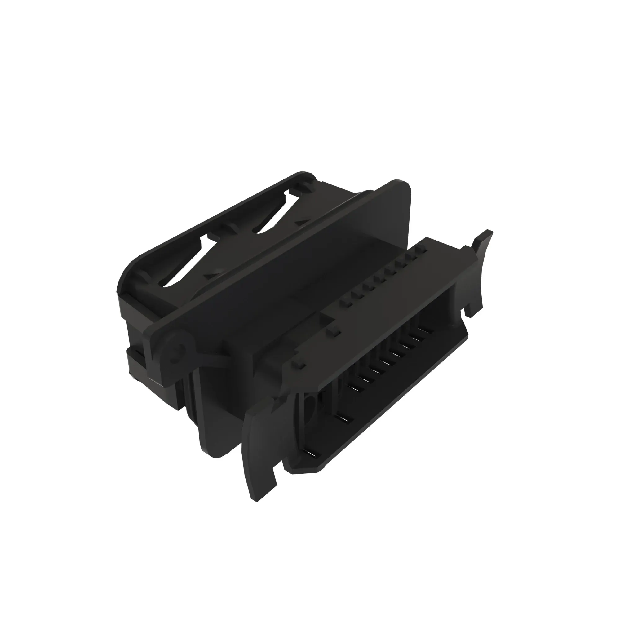 CONN TYCO MIXED 42W FS BLK PLSTC