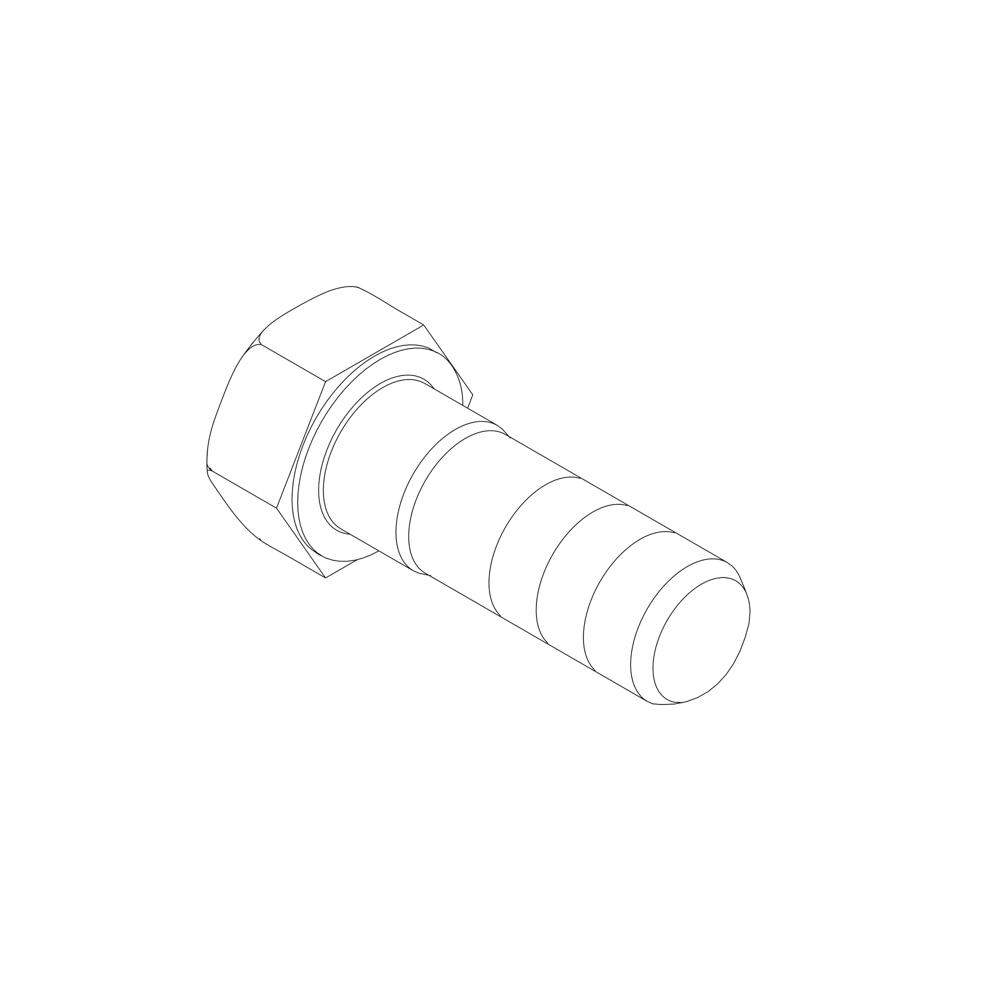 John Deere Hexagonal Head Bolt - LVU30495